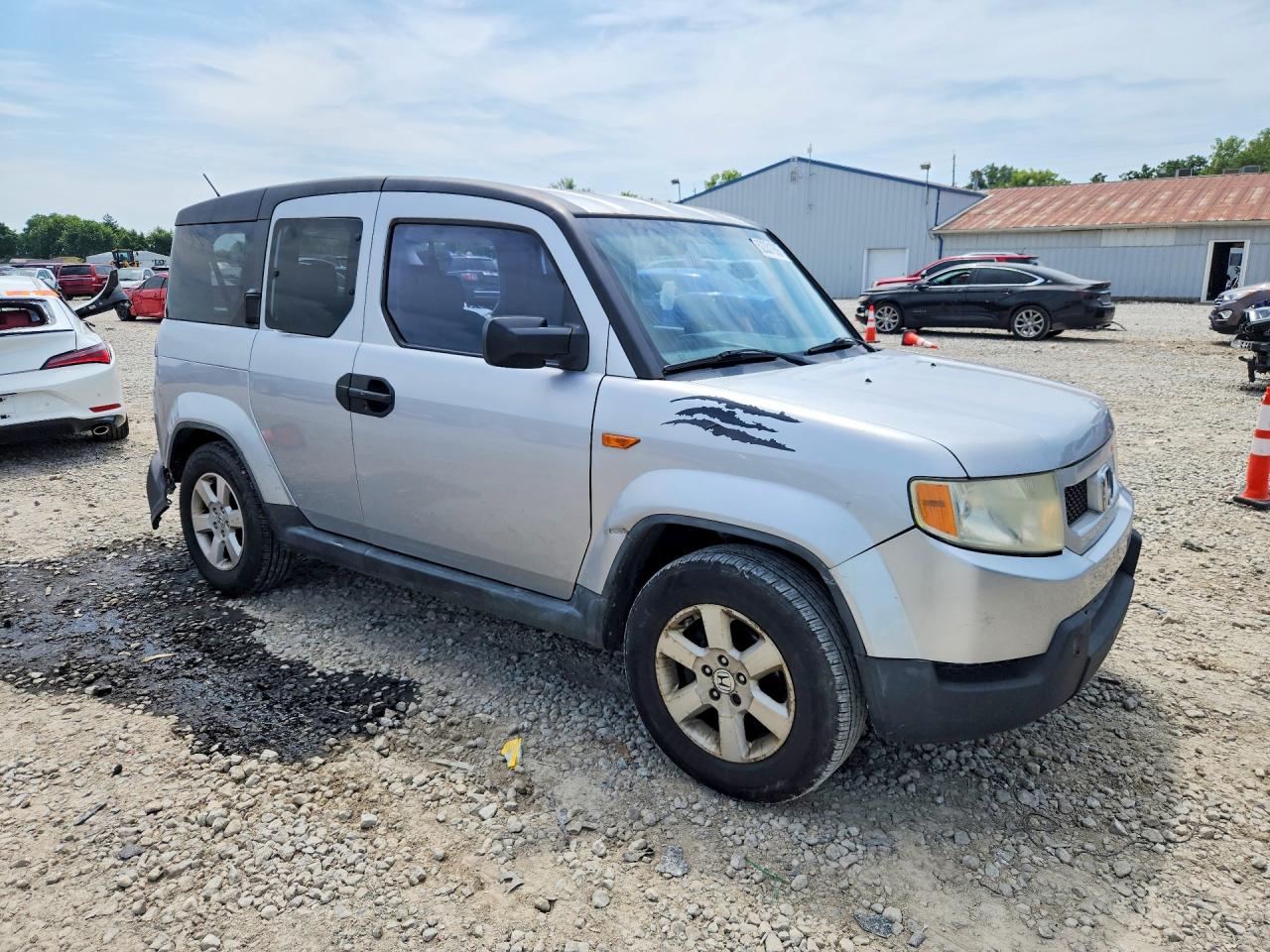 2011 Honda Element Ex Серебряный vin: 5J6YH2H77BL003854