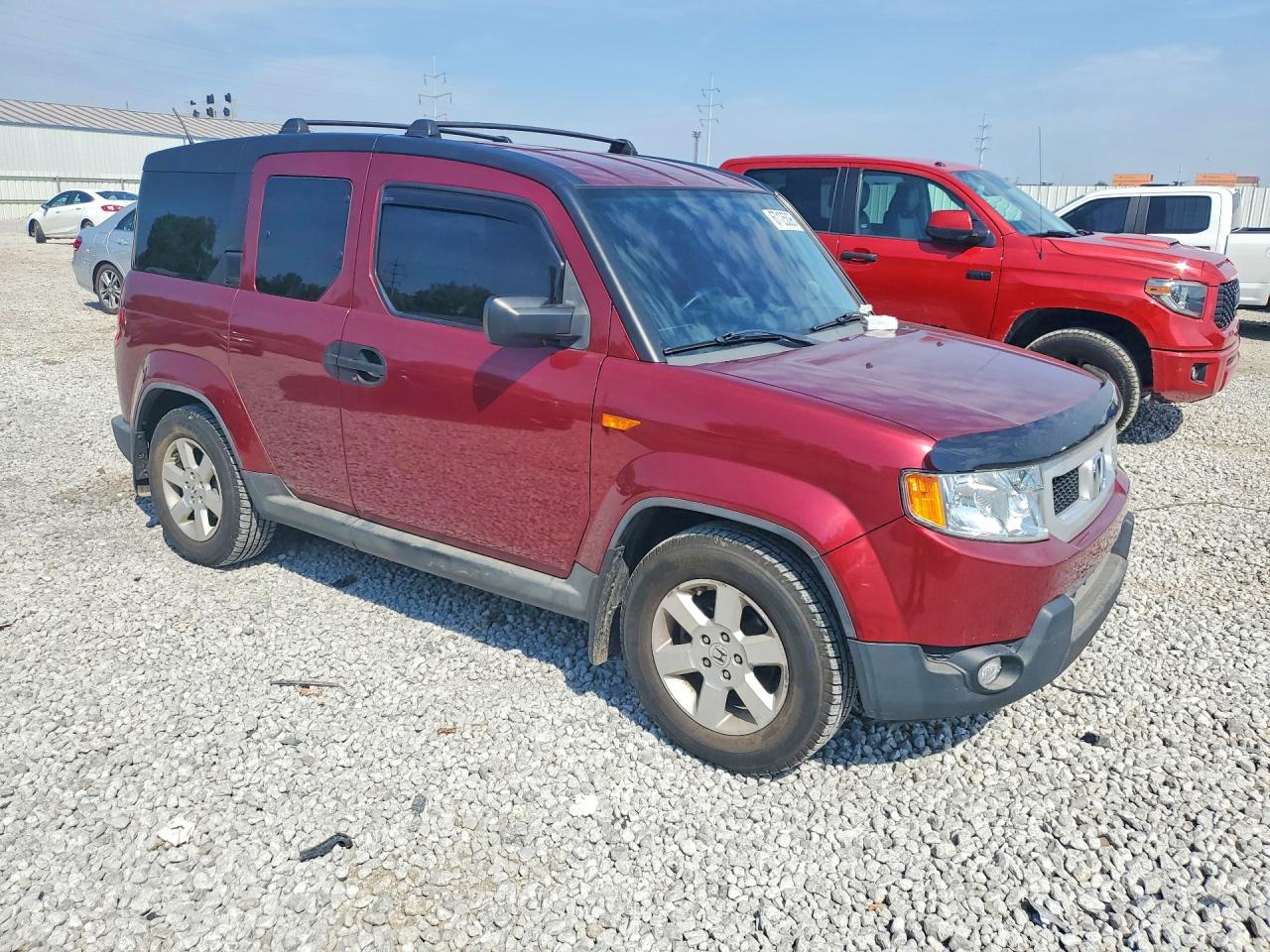 2010 Honda Element Ex Red vin: 5J6YH2H78AL000055