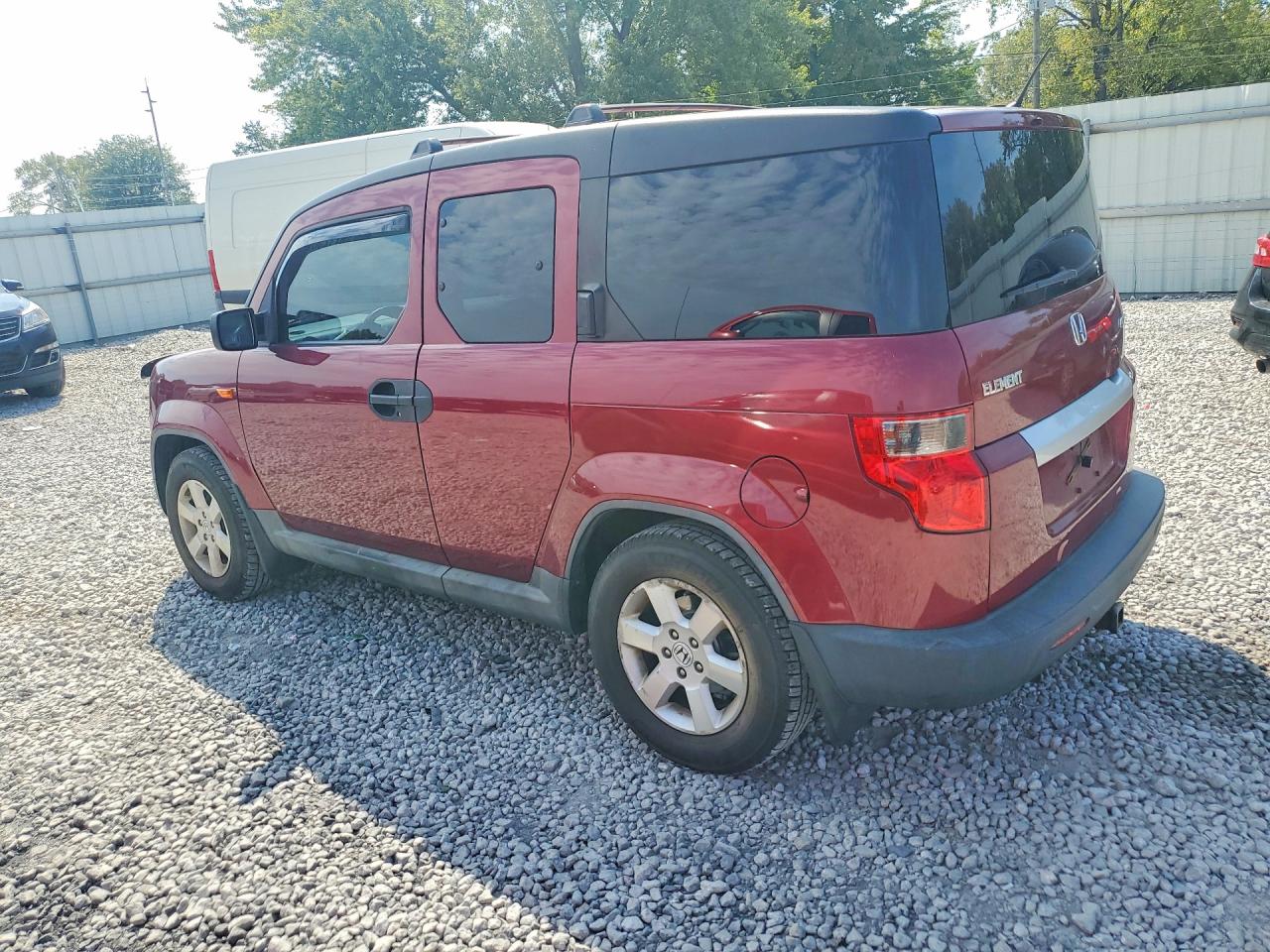 2010 Honda Element Ex Red vin: 5J6YH2H78AL000055