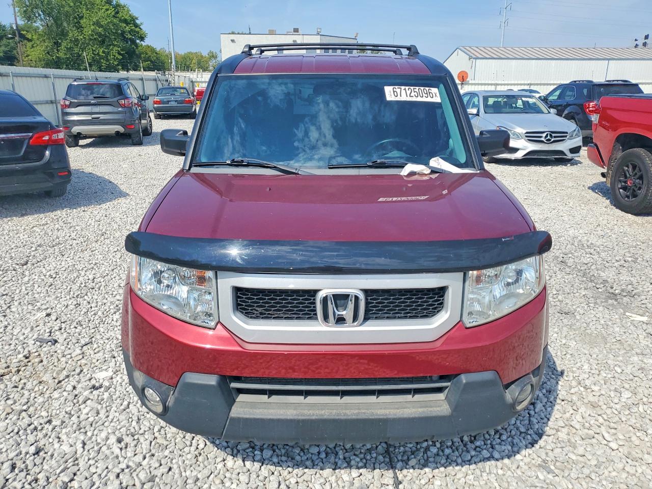 2010 Honda Element Ex Red vin: 5J6YH2H78AL000055