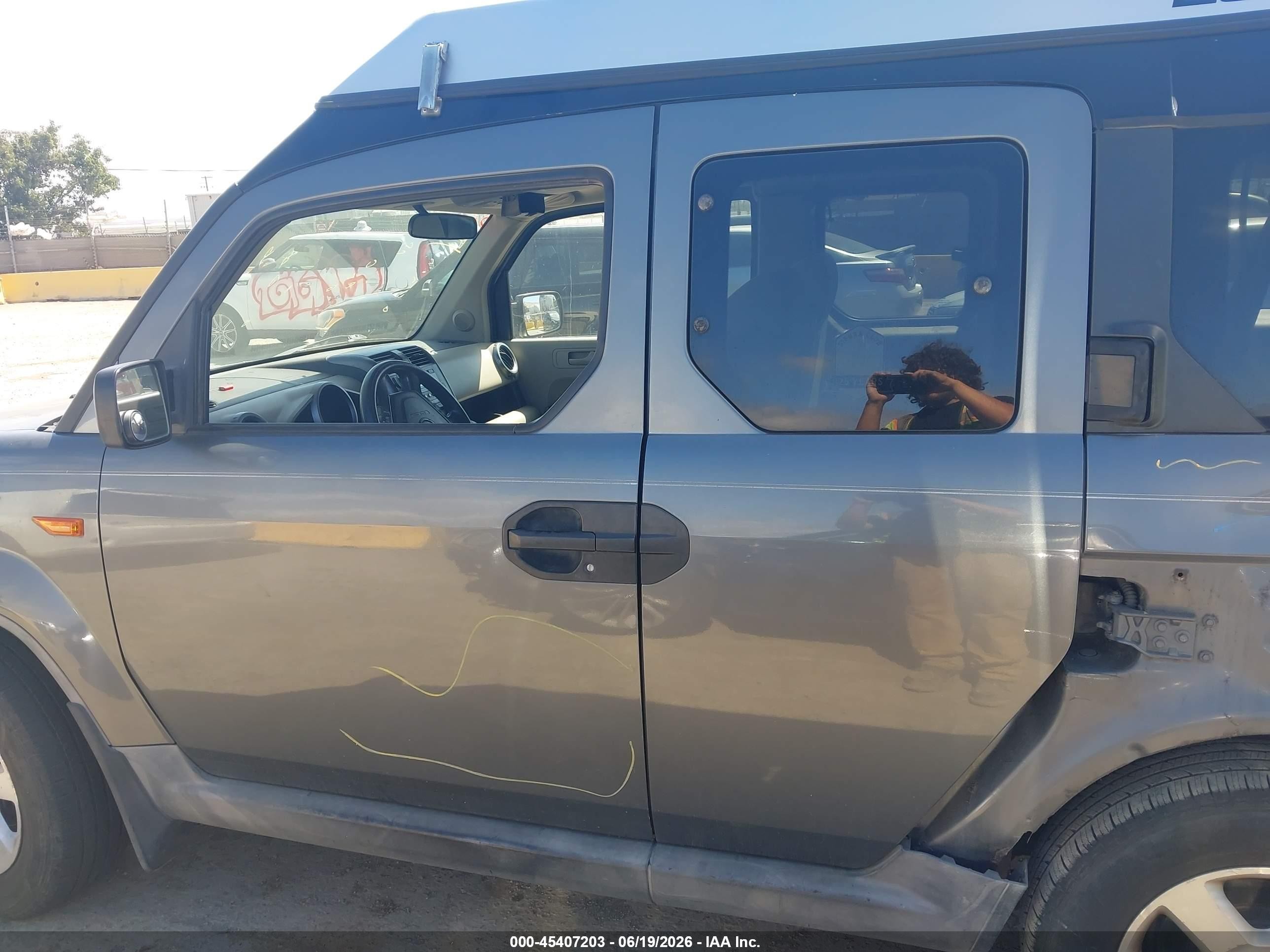 2010 Honda Element Ex Gray vin: 5J6YH2H78AL006938