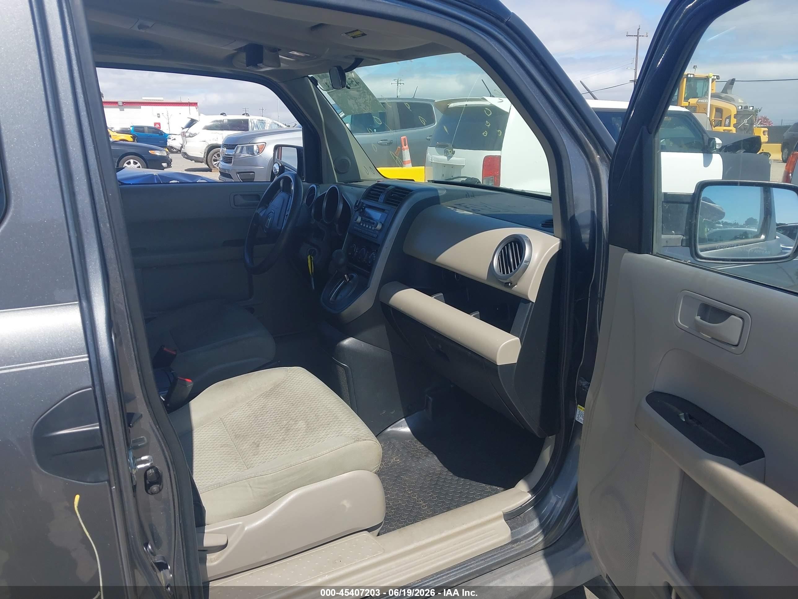 2010 Honda Element Ex Gray vin: 5J6YH2H78AL006938