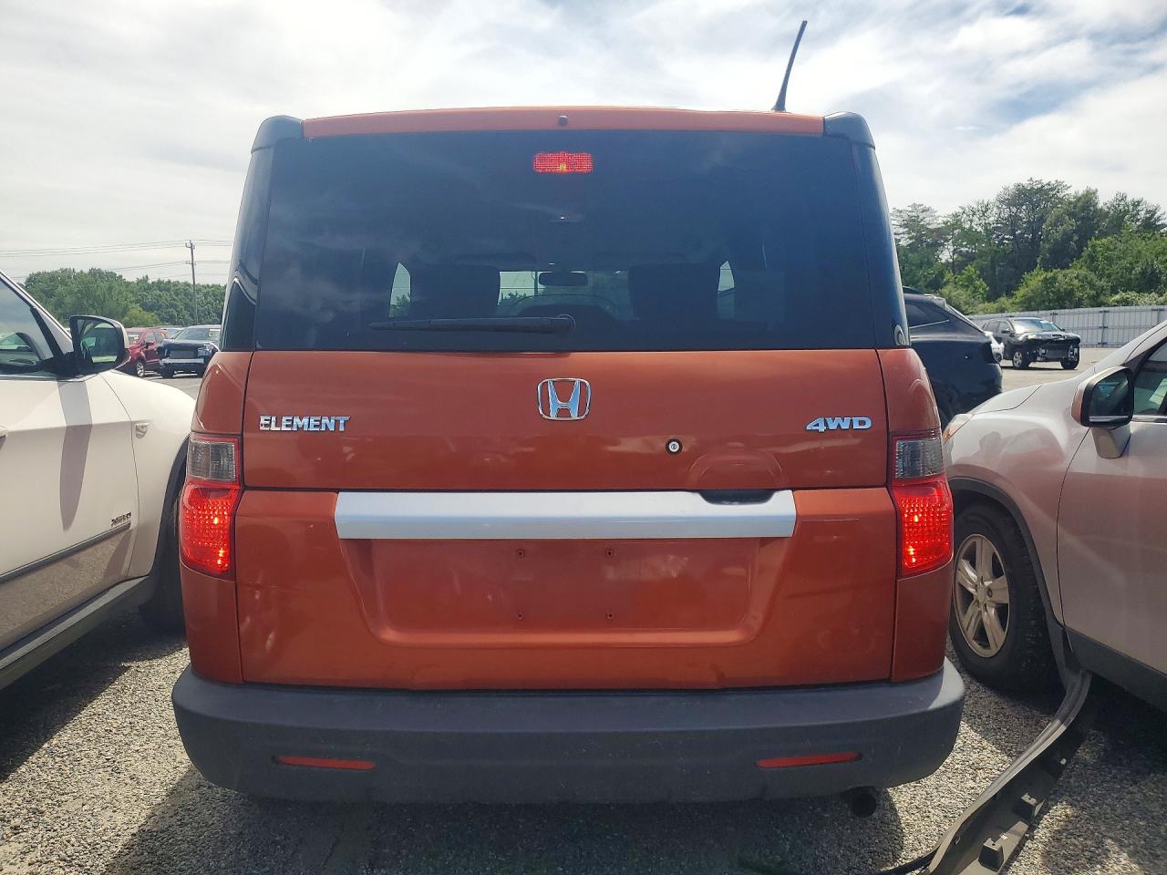2011 Honda Element Ex Оранжевый vin: 5J6YH2H78BL004804