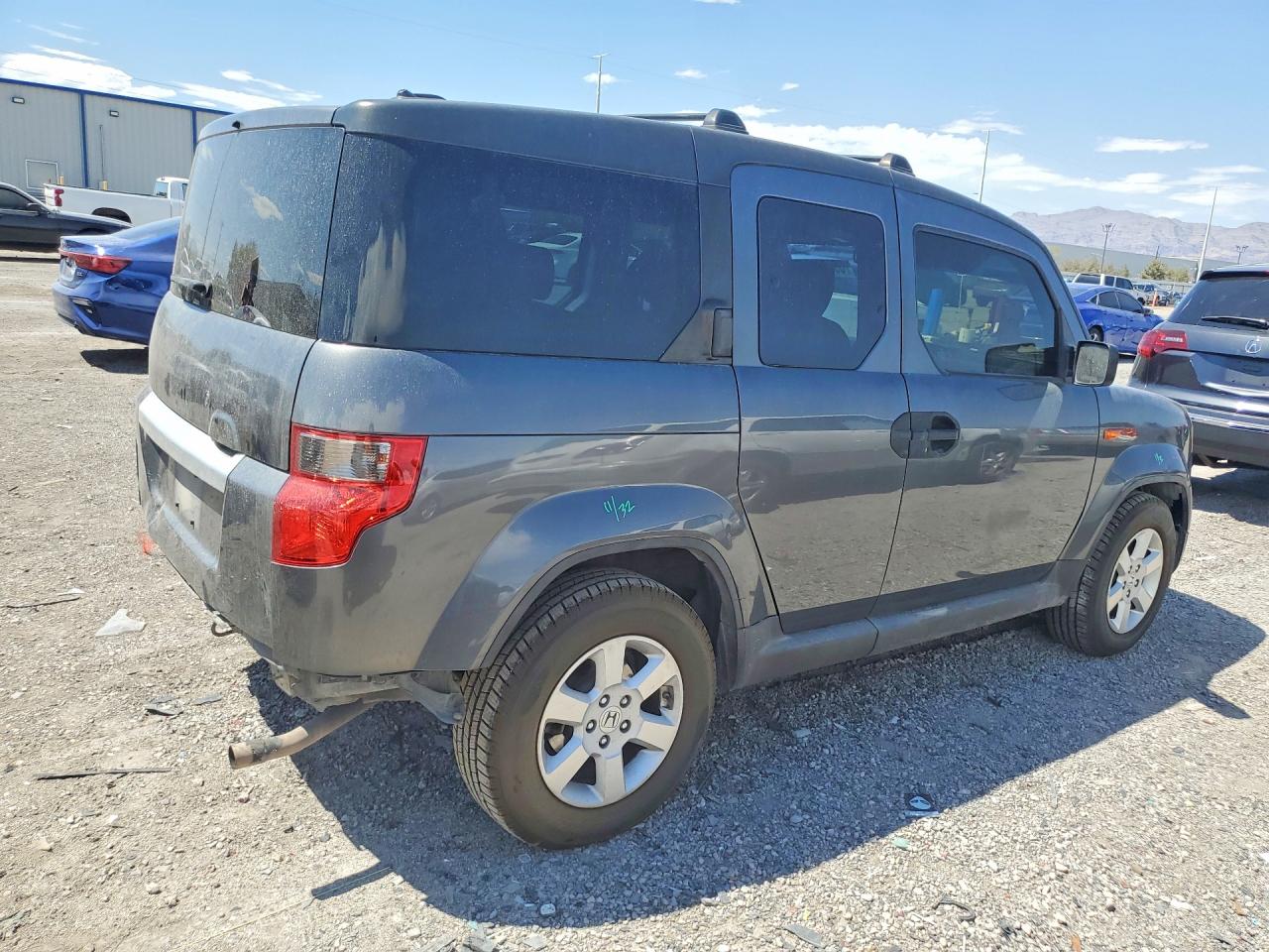 2011 Honda Element Ex Gray vin: 5J6YH2H79BL003984
