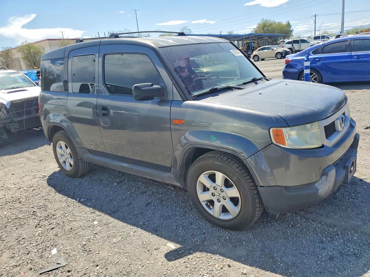 2011 Honda Element Ex Gray vin: 5J6YH2H79BL003984
