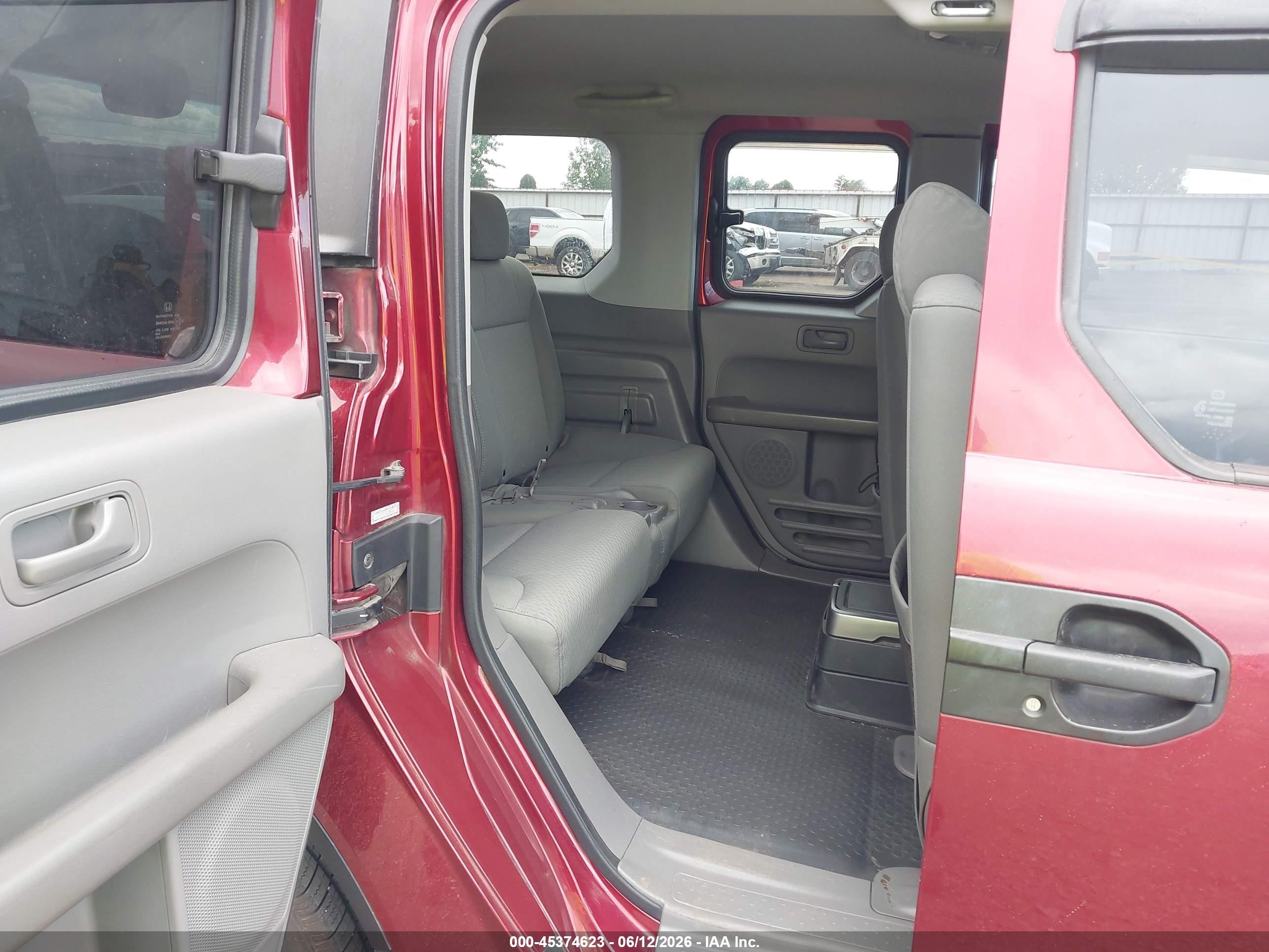 2010 Honda Element Ex Burgundy vin: 5J6YH2H7XAL008867