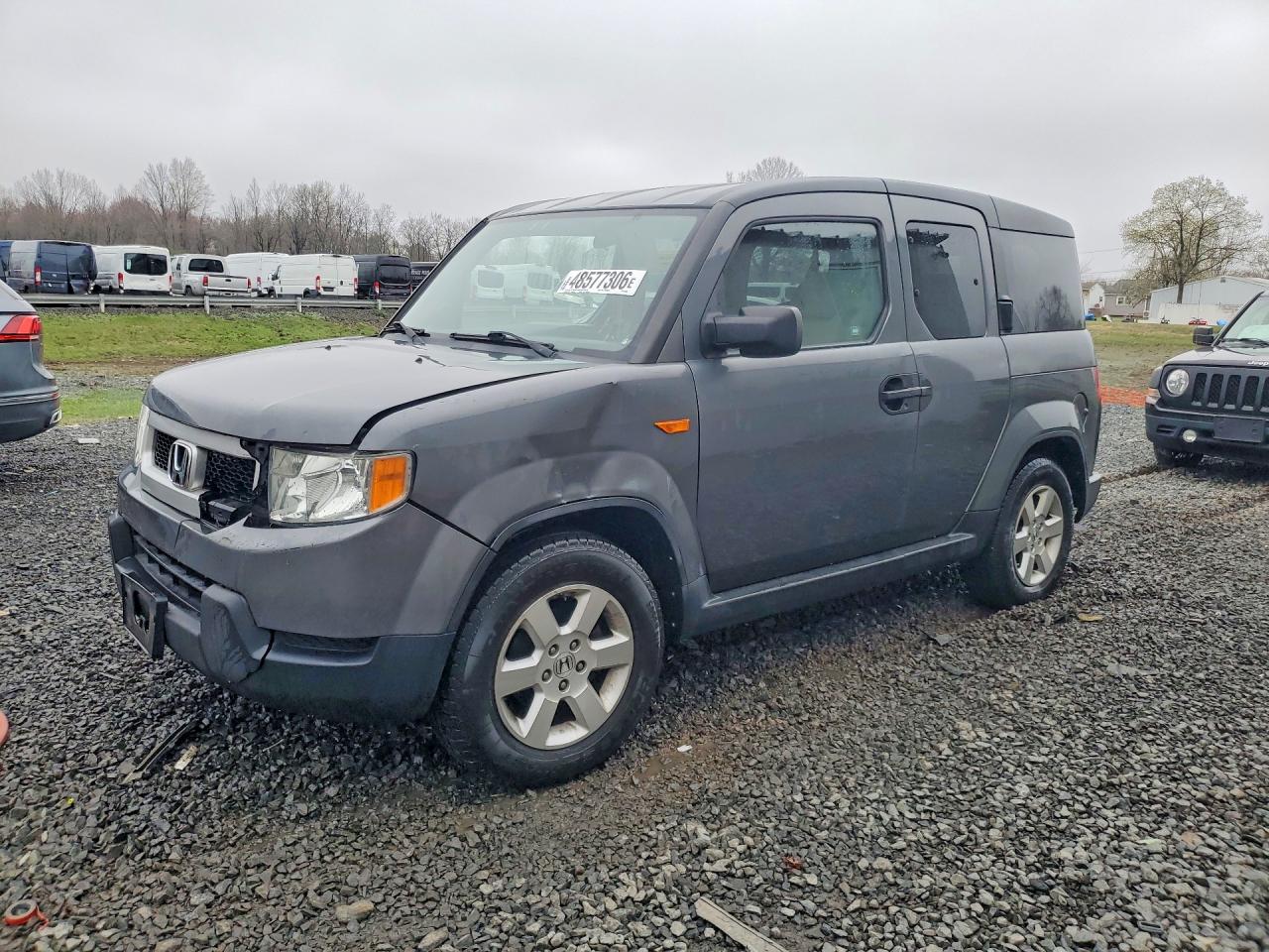 2011 Honda Element Ex Gray vin: 5J6YH2H7XBL002682