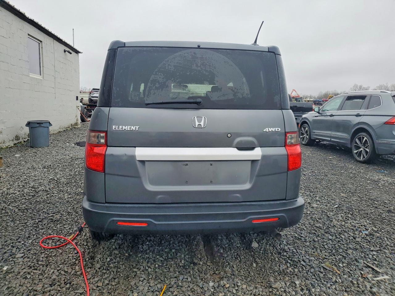 2011 Honda Element Ex Gray vin: 5J6YH2H7XBL002682