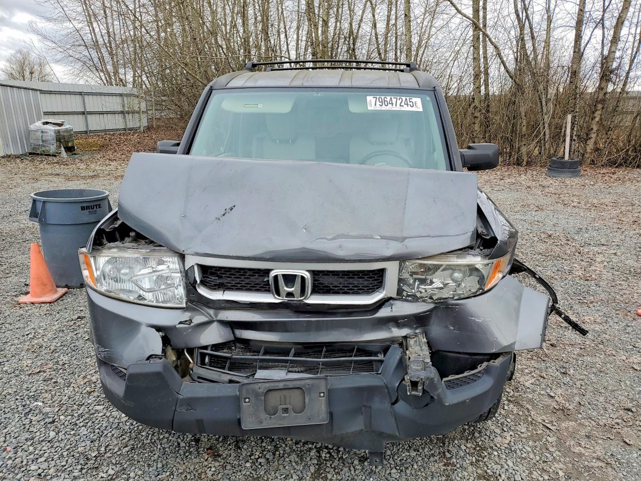 2011 Honda Element Ex Gray vin: 5J6YH2H7XBL002746