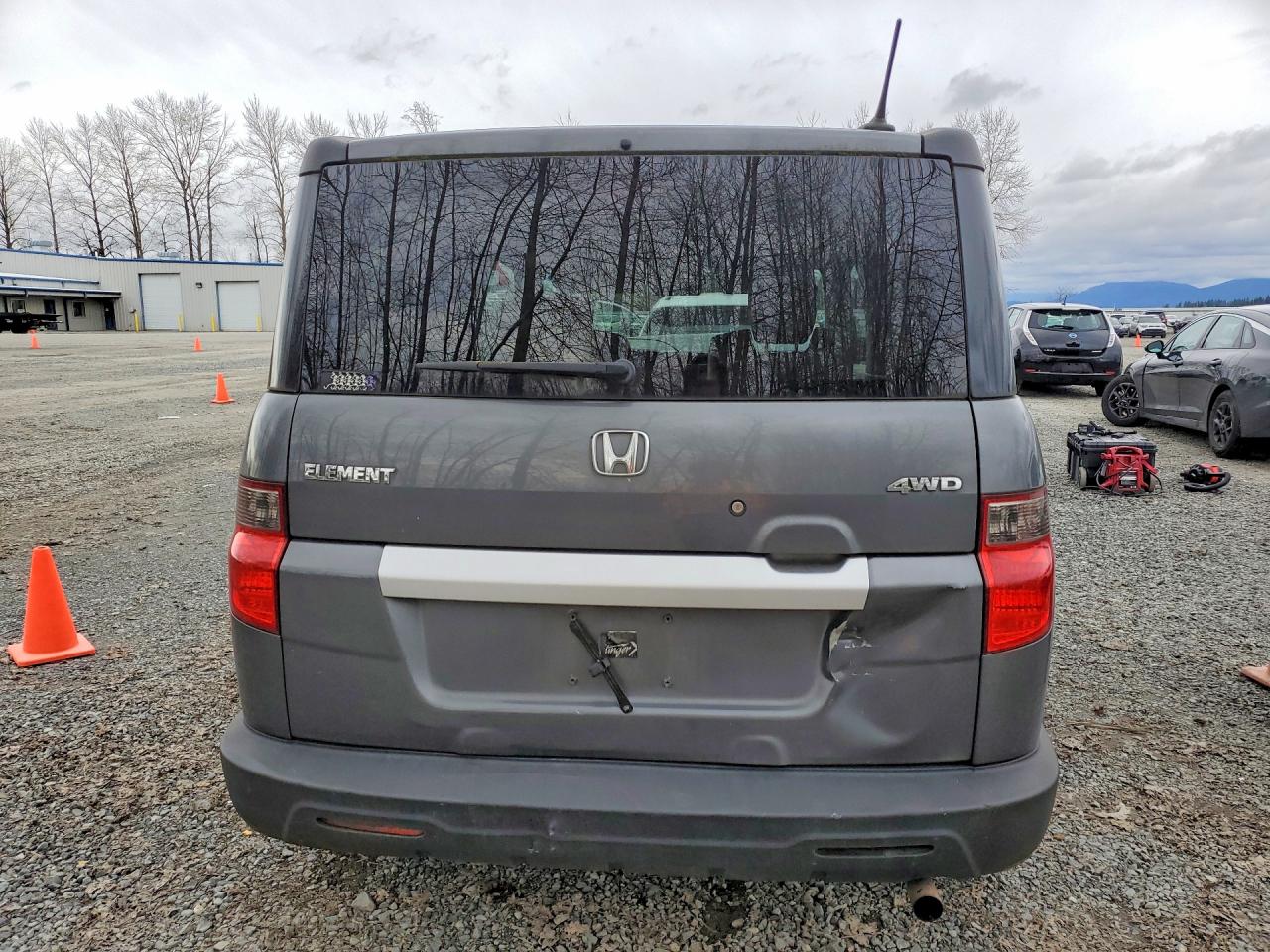 2011 Honda Element Ex Gray vin: 5J6YH2H7XBL002746