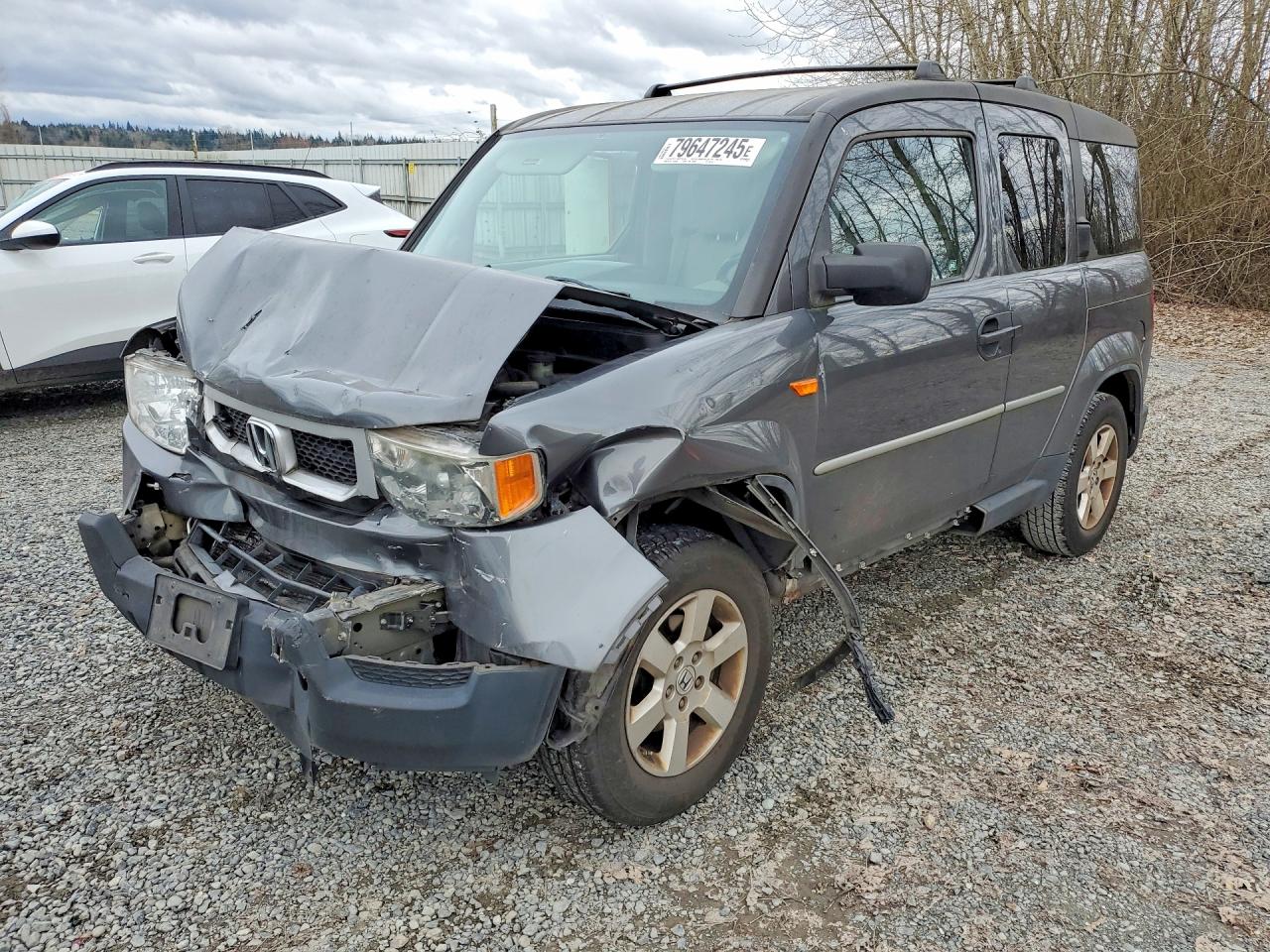2011 Honda Element Ex Gray vin: 5J6YH2H7XBL002746