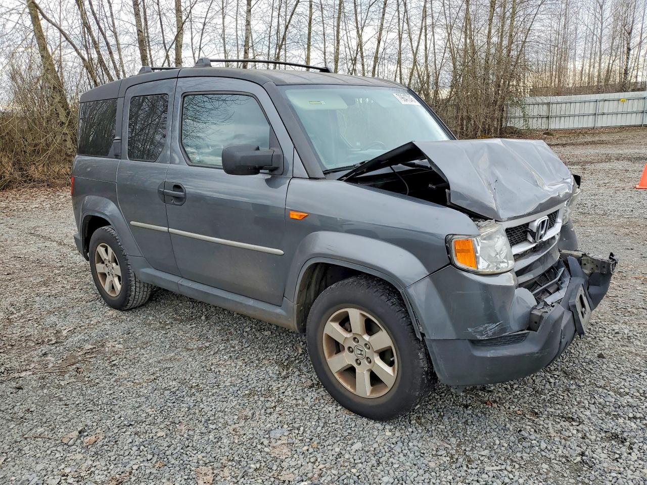 2011 Honda Element Ex Gray vin: 5J6YH2H7XBL002746