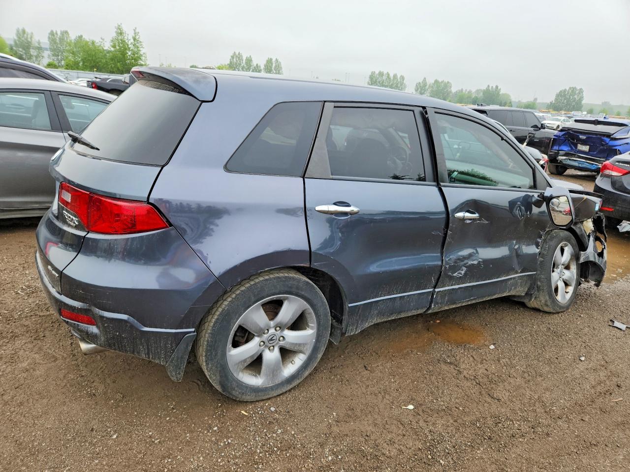 2007 Acura Rdx Gray vin: 5J8TB18237A003368