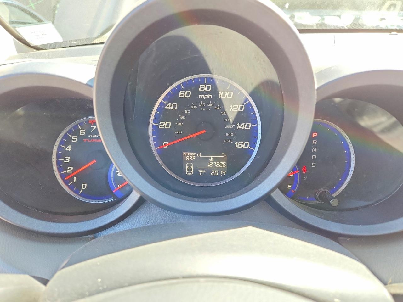 2007 Acura Rdx Серый vin: 5J8TB18247A006263