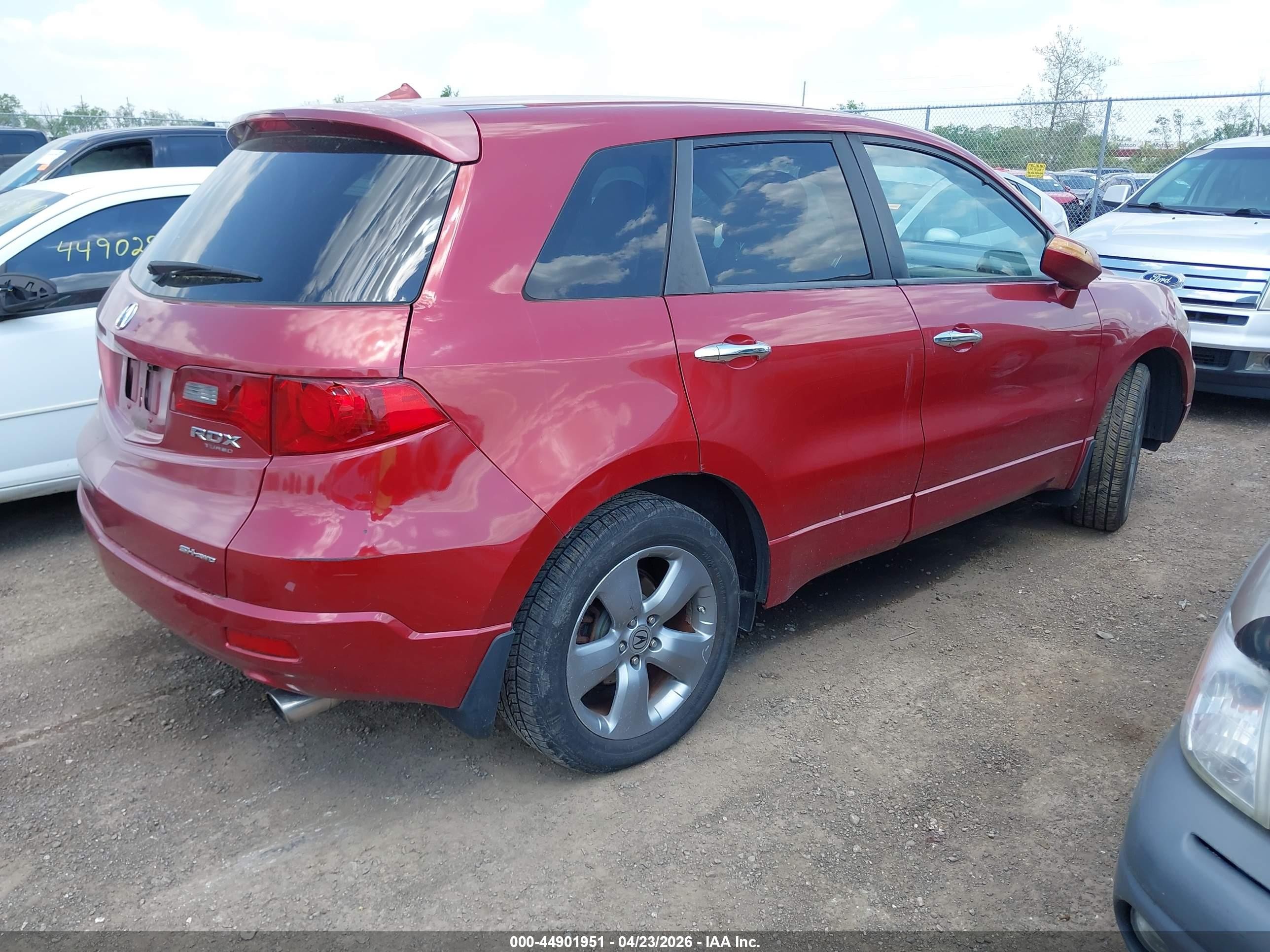 2007 Acura Rdx   Burgundy vin: 5J8TB18247A008501