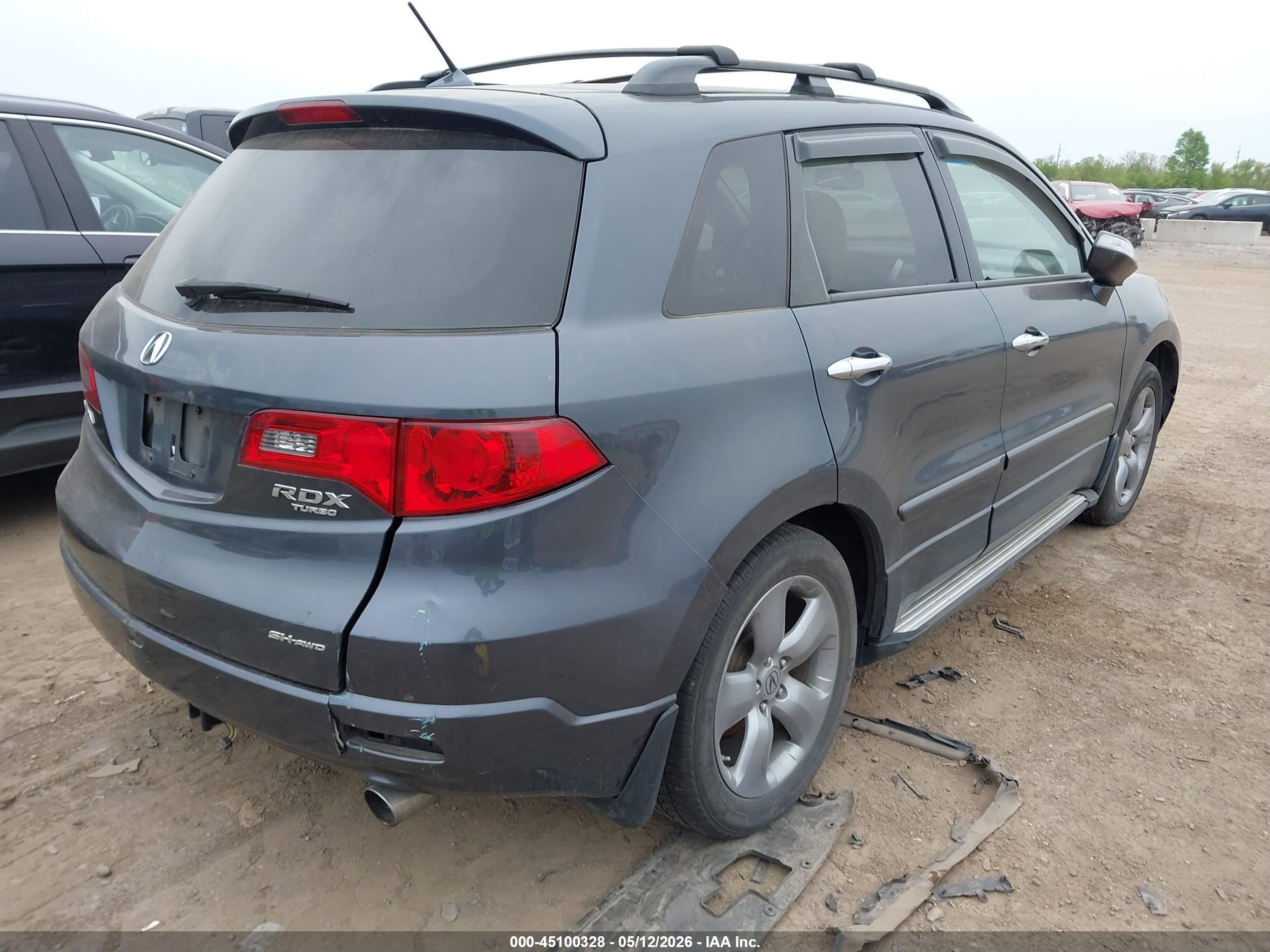 2007 Acura Rdx   Серый vin: 5J8TB18247A008966