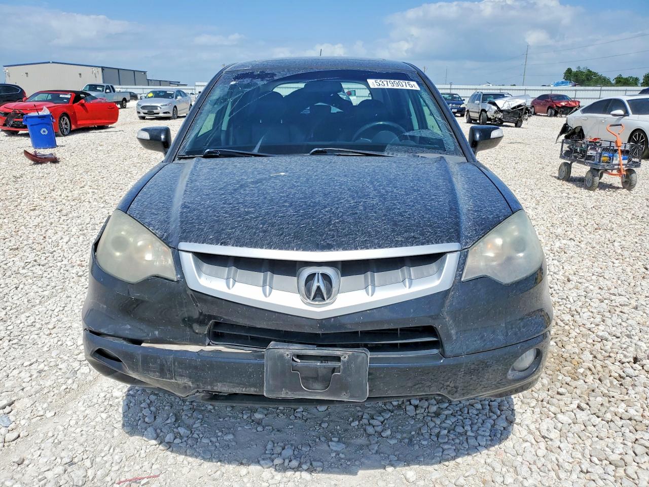 2007 Acura Rdx Black vin: 5J8TB18287A023048