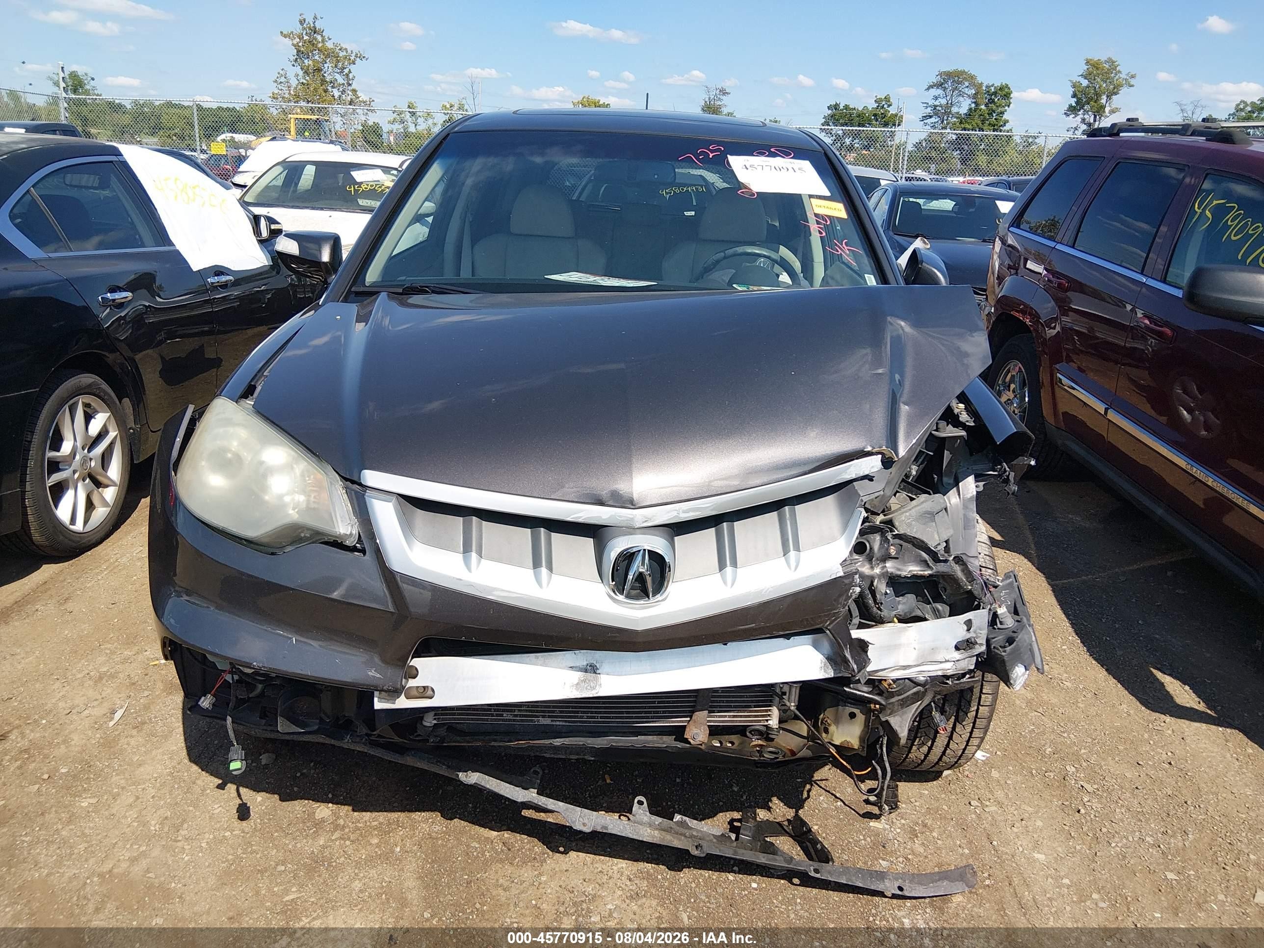 2009 Acura Rdx   Gray vin: 5J8TB18289A005832