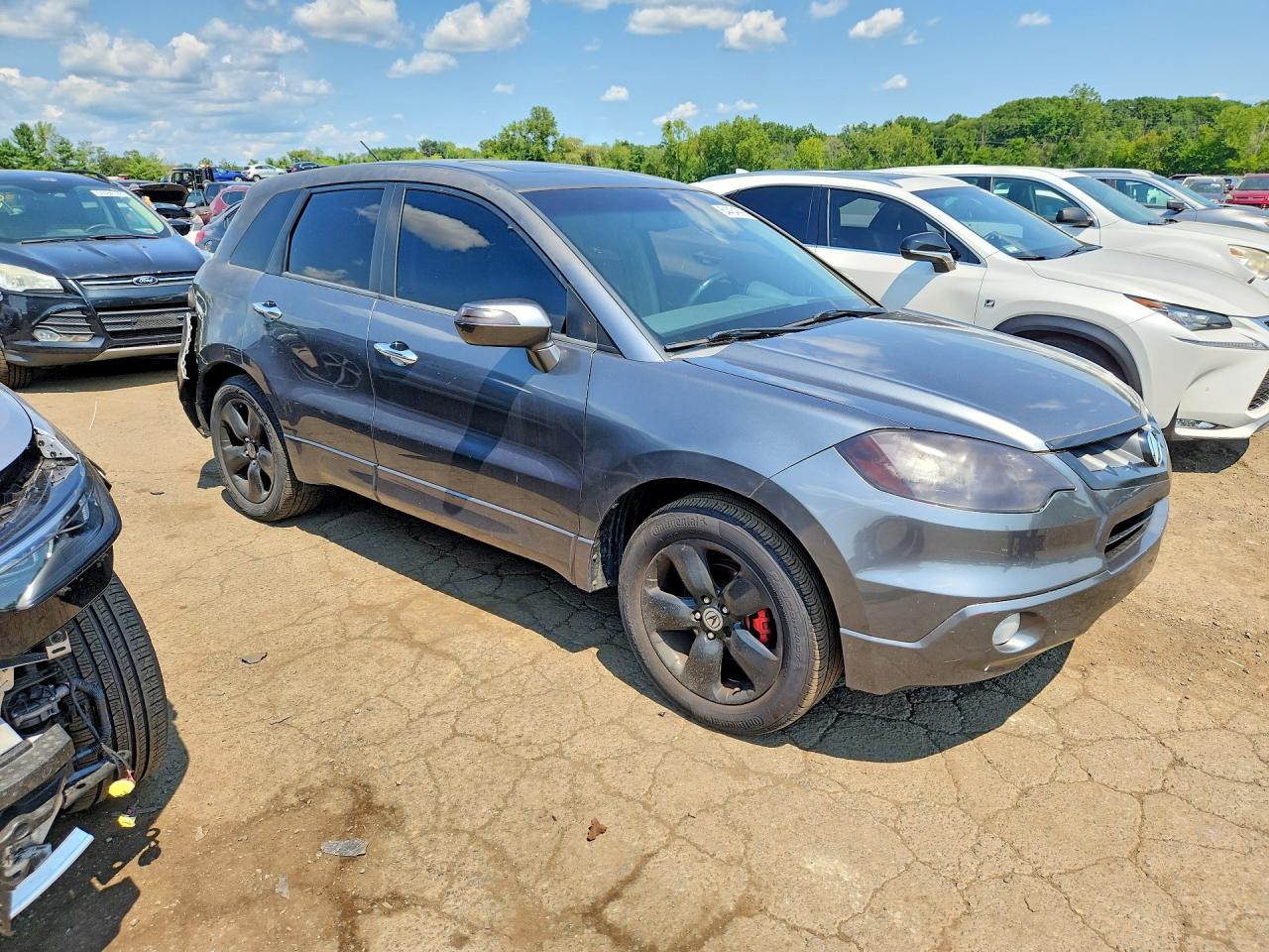 2008 Acura Rdx Charcoal vin: 5J8TB18298A014733