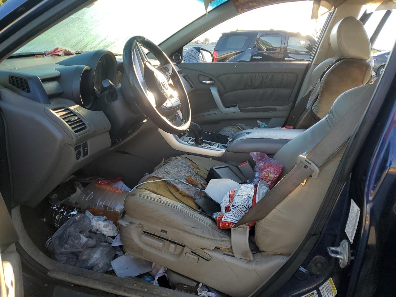 2007 Acura Rdx Синий vin: 5J8TB182X7A014061