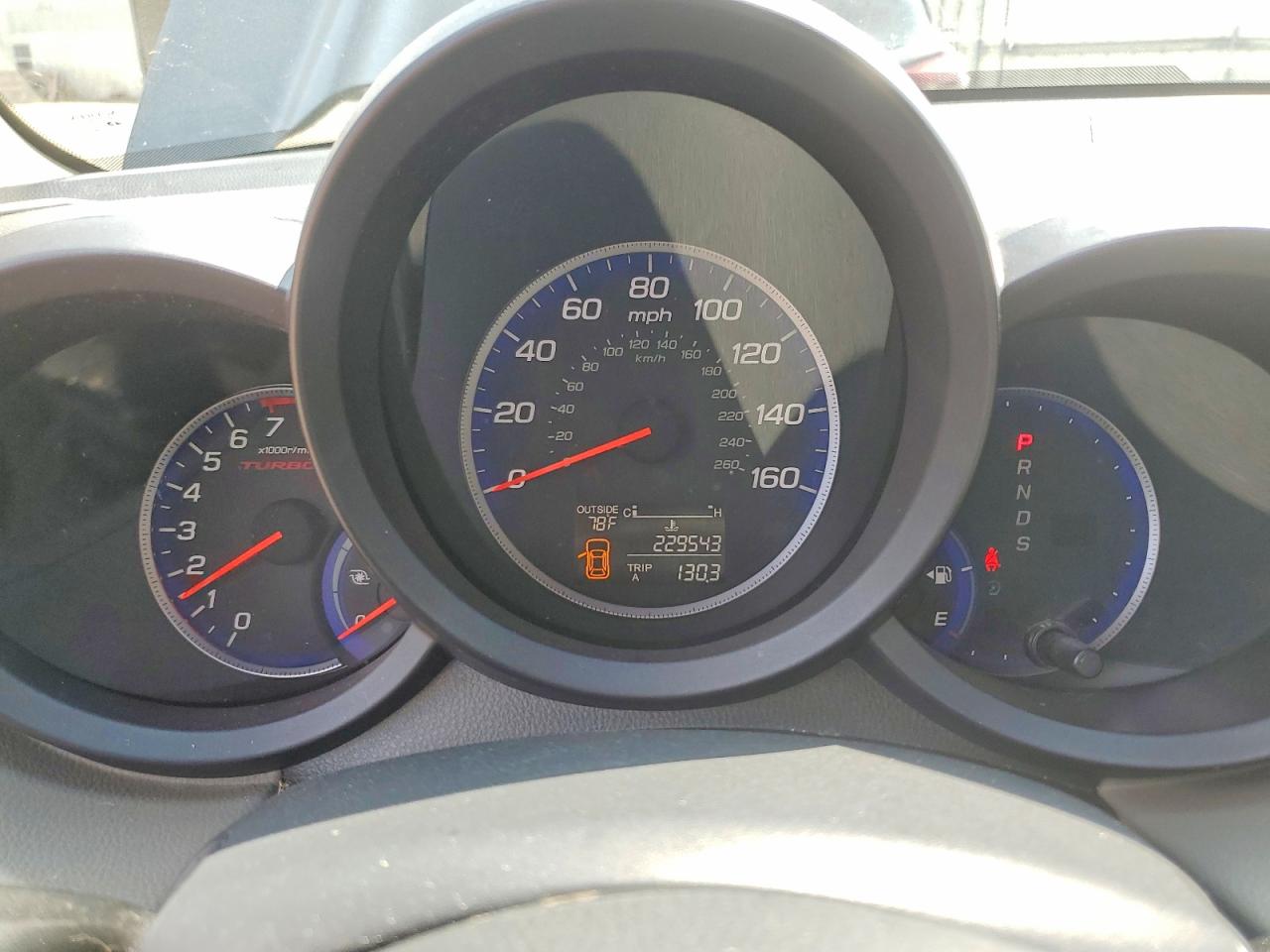 2007 Acura Rdx Blue vin: 5J8TB182X7A022578
