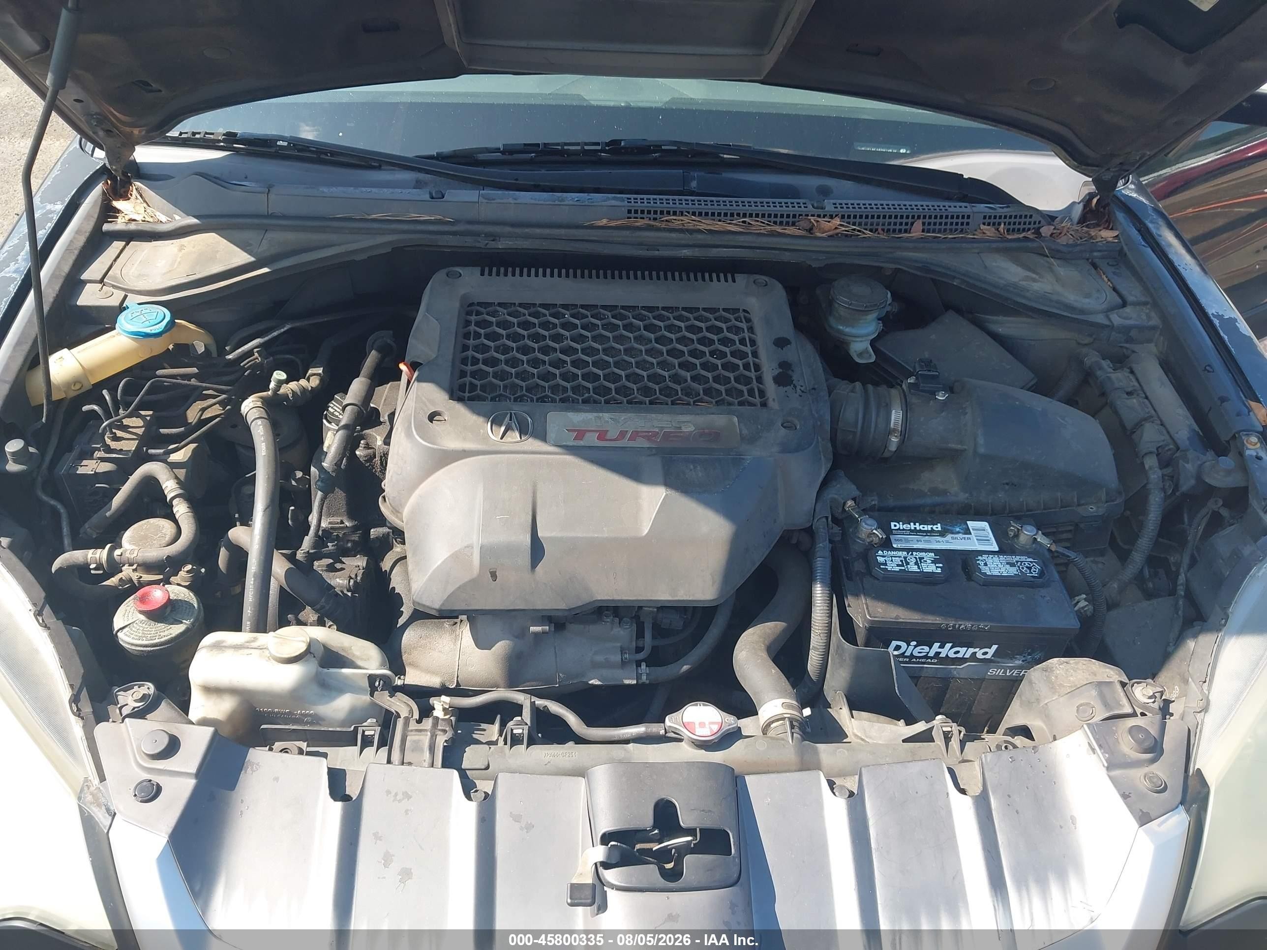 2008 Acura Rdx Black vin: 5J8TB182X8A010870