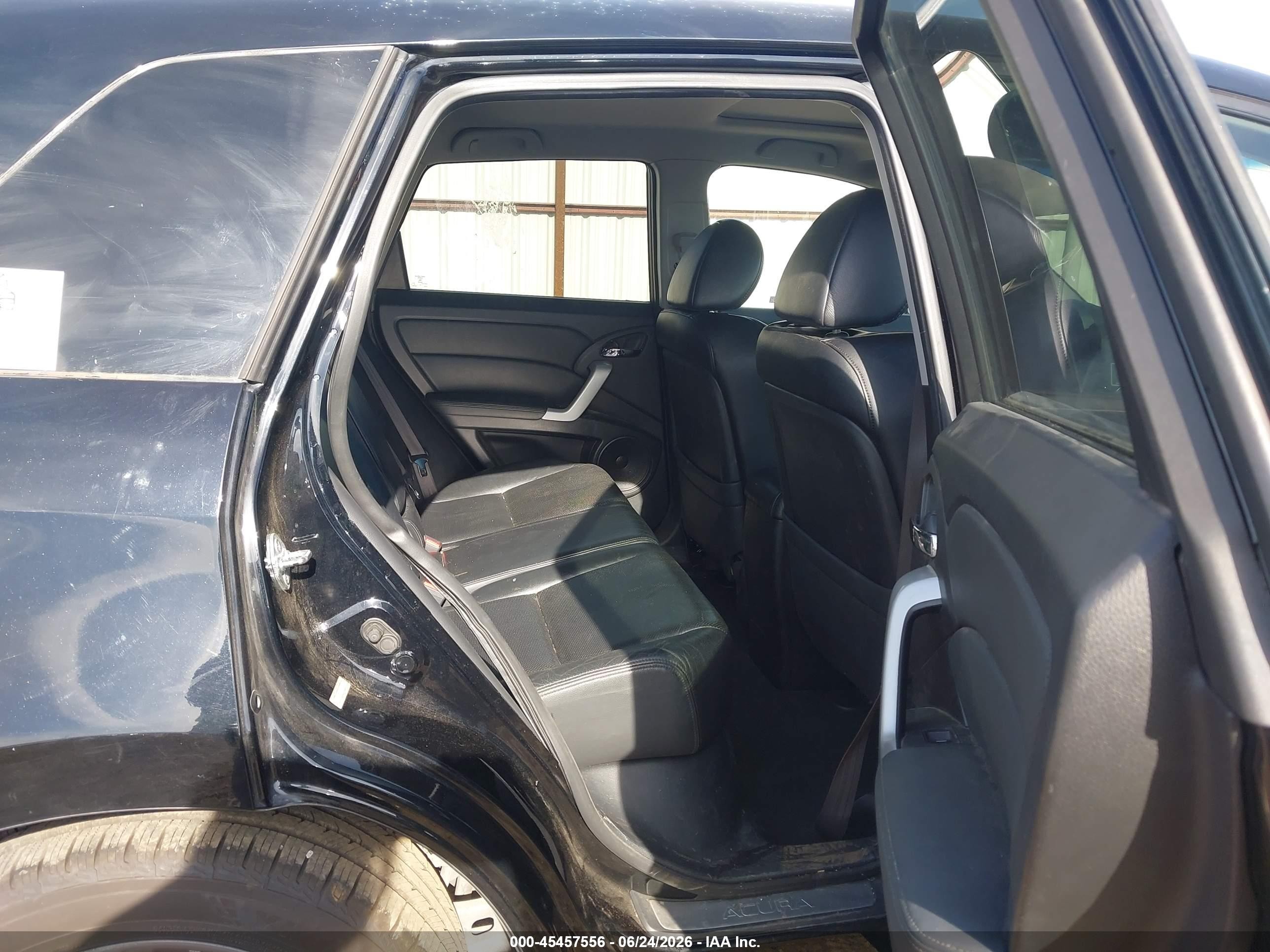 2008 Acura Rdx   Black vin: 5J8TB18508A002349