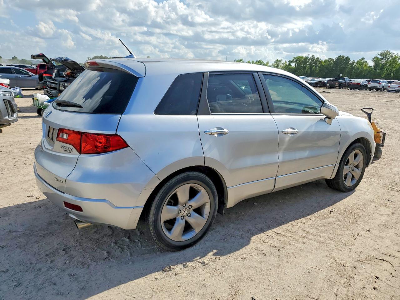 2008 Acura Rdx Technology Silver vin: 5J8TB18508A009382