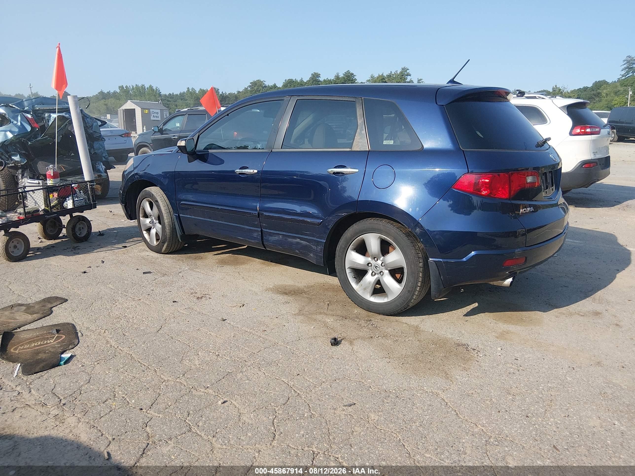 2008 Acura Rdx   Navy vin: 5J8TB18518A010797