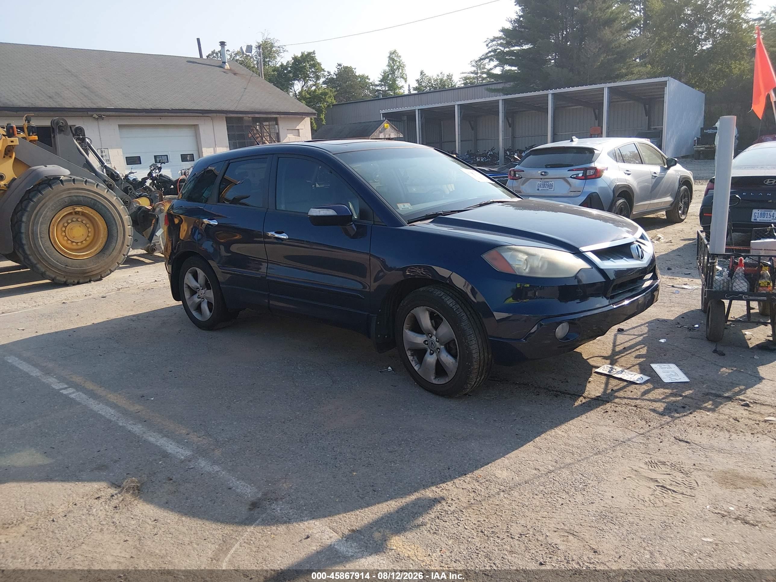 2008 Acura Rdx   Navy vin: 5J8TB18518A010797