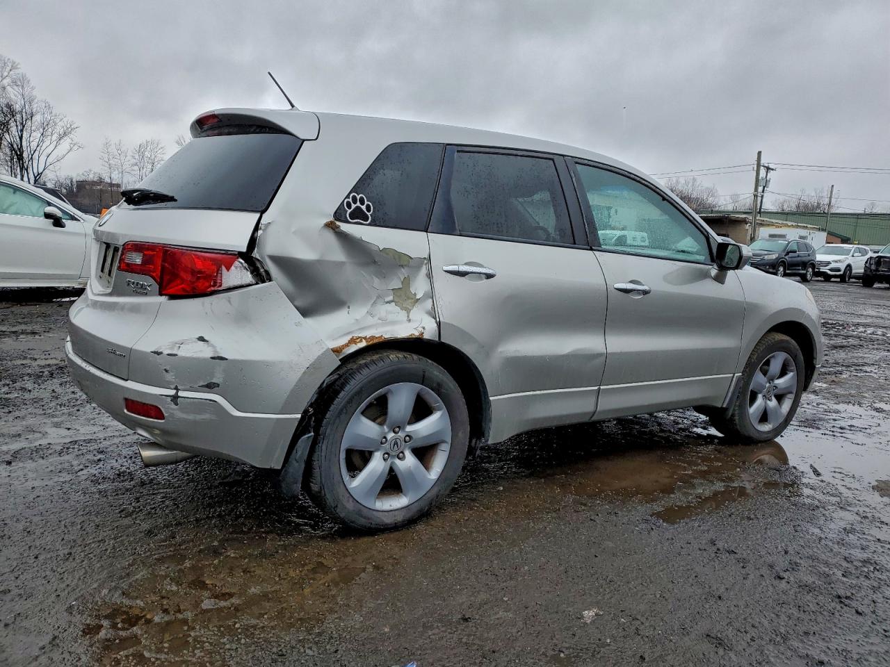 2009 Acura Rdx Technology Silver vin: 5J8TB18519A003396