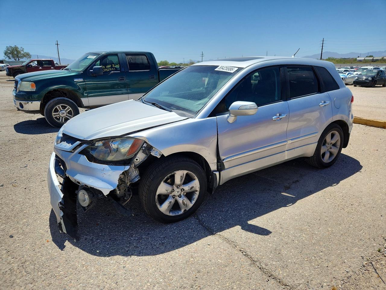 2007 Acura Rdx Technology Silver vin: 5J8TB18527A007776
