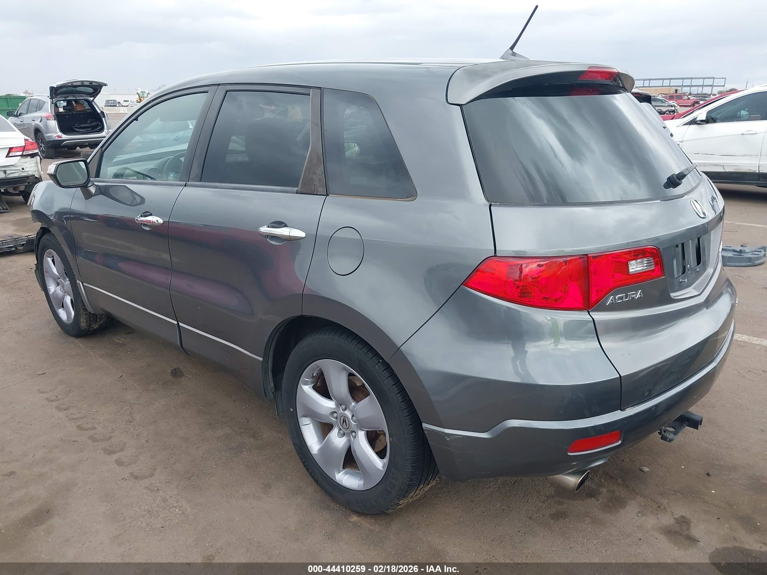 2008 Acura Rdx   Gray vin: 5J8TB18528A019475