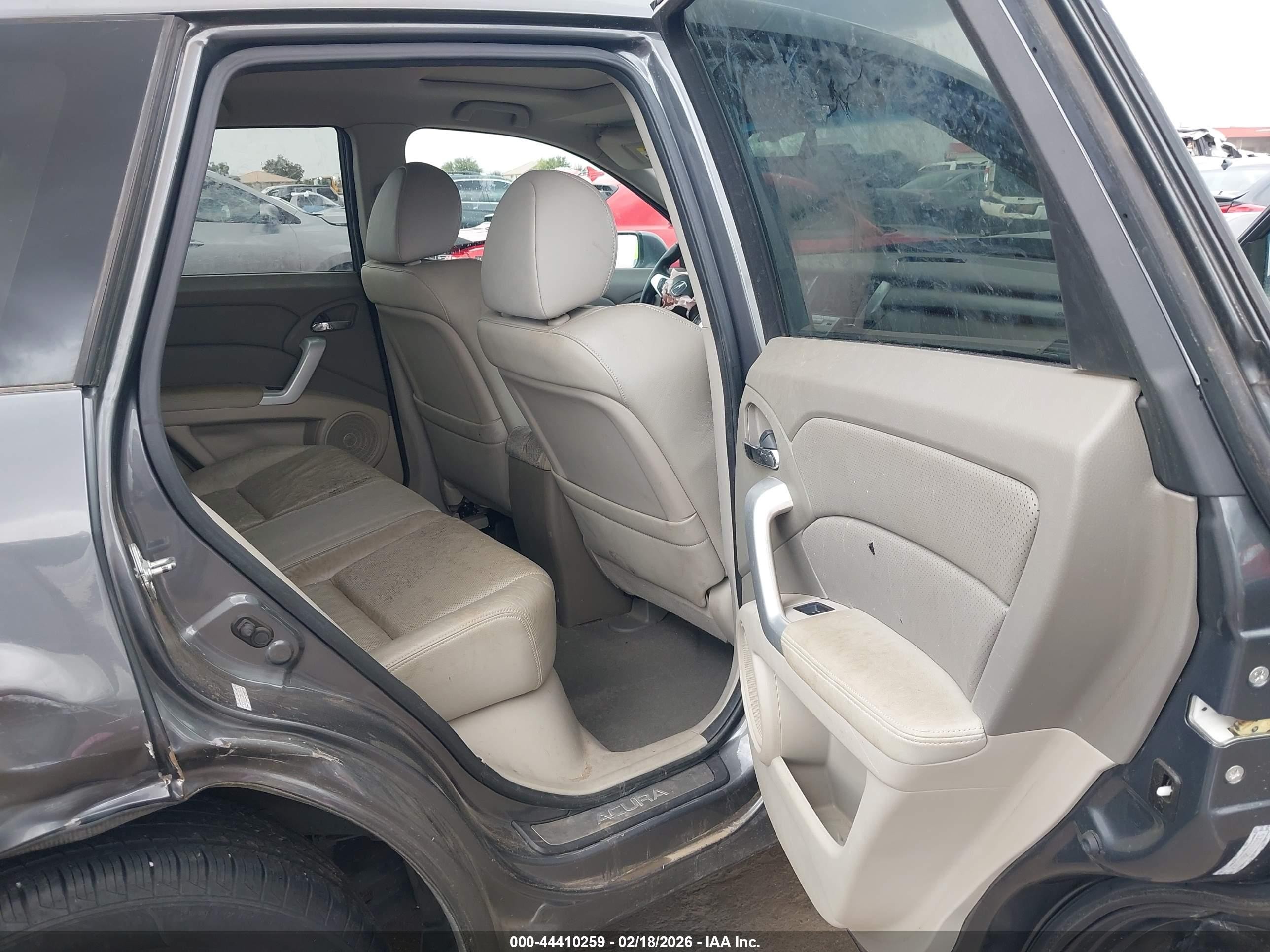 2008 Acura Rdx   Gray vin: 5J8TB18528A019475