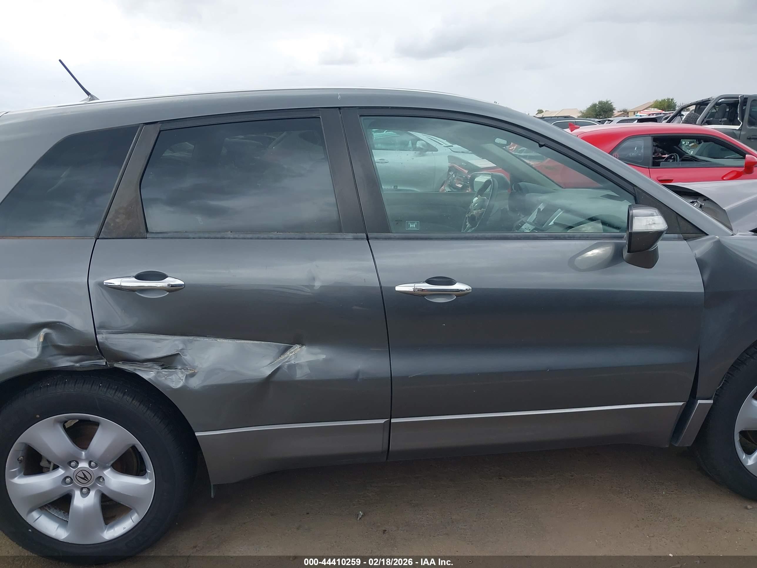 2008 Acura Rdx   Gray vin: 5J8TB18528A019475