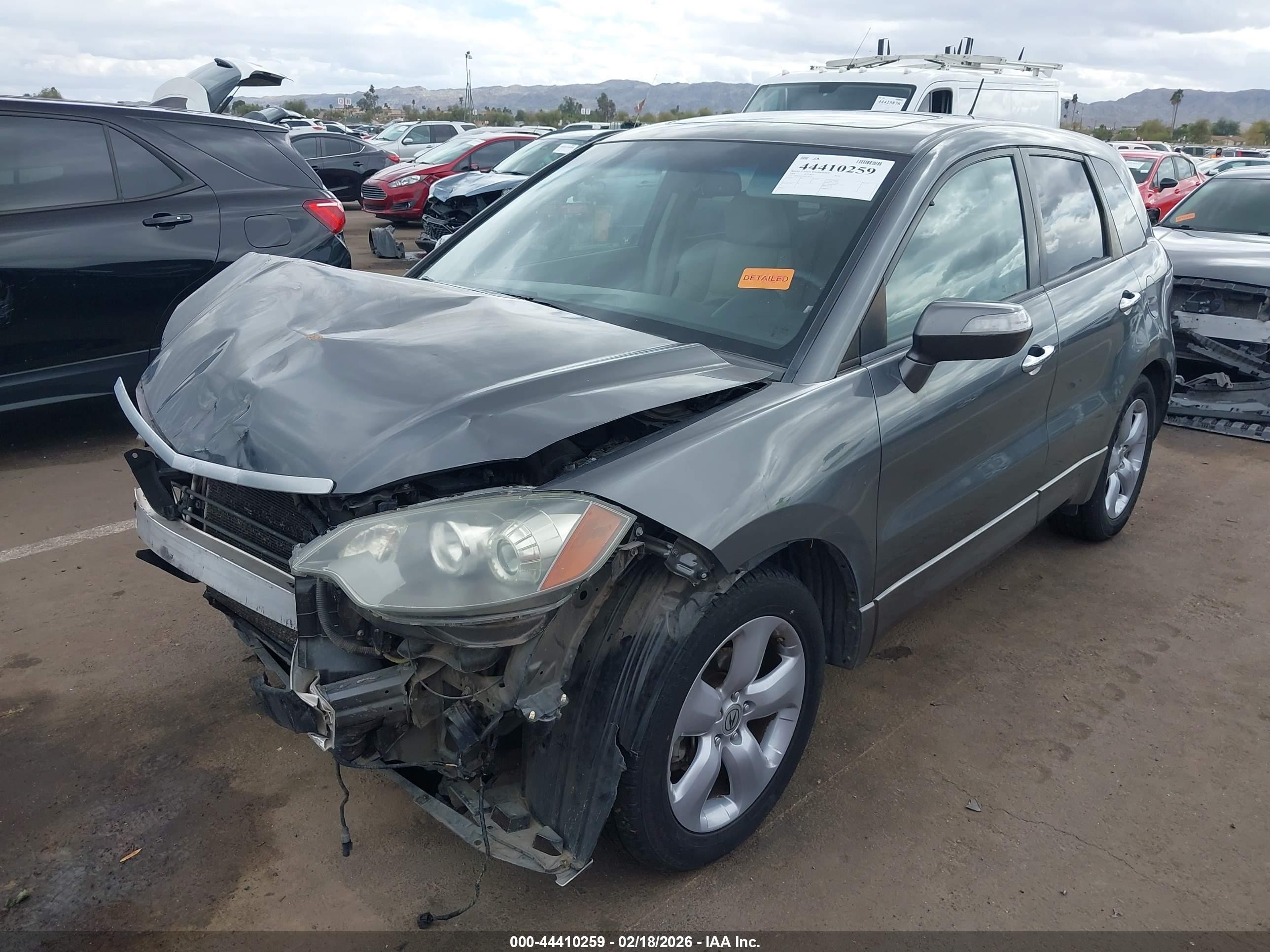 2008 Acura Rdx   Gray vin: 5J8TB18528A019475