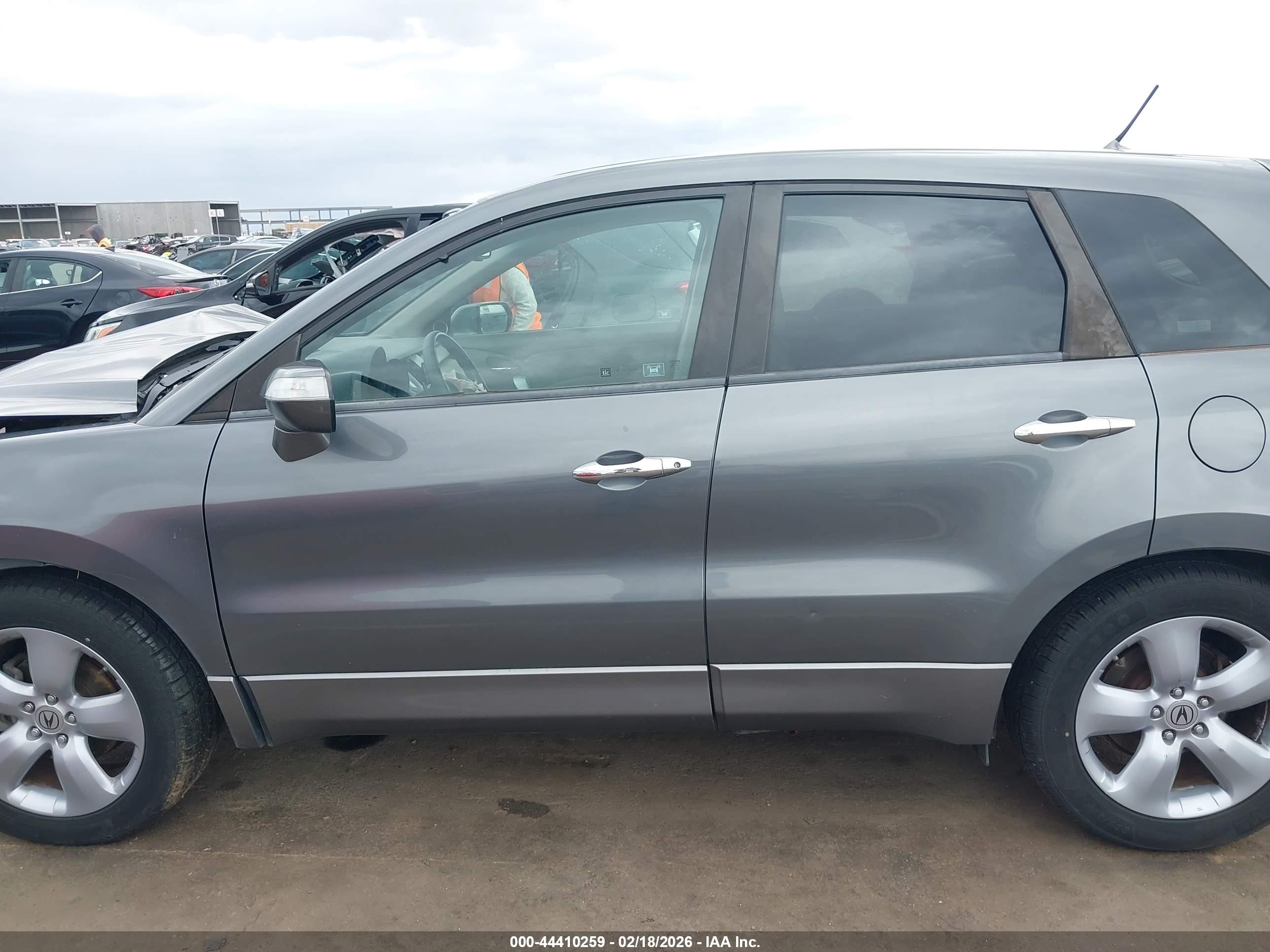 2008 Acura Rdx   Gray vin: 5J8TB18528A019475