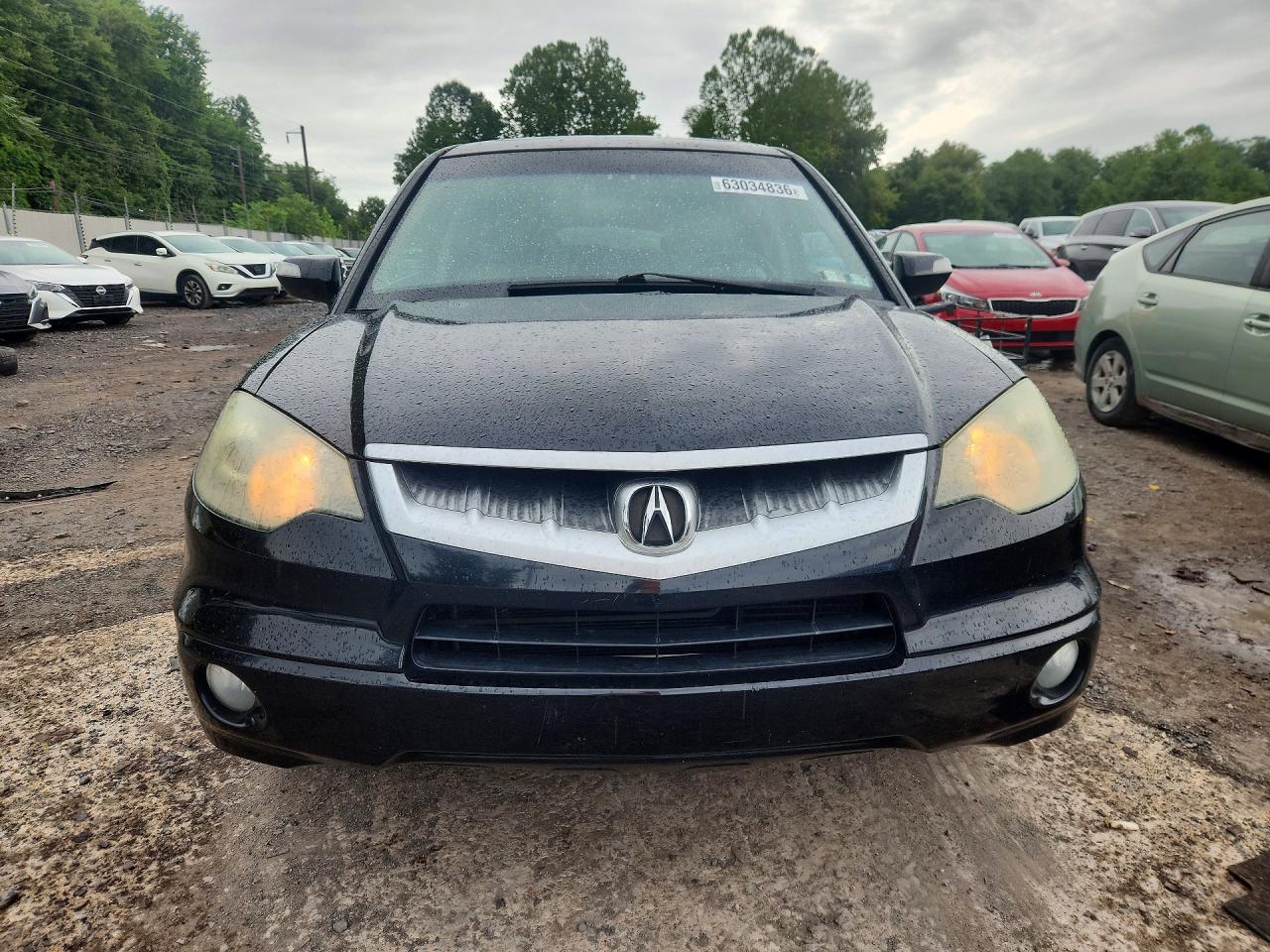 2008 Acura Rdx Technology Черный vin: 5J8TB18538A019727