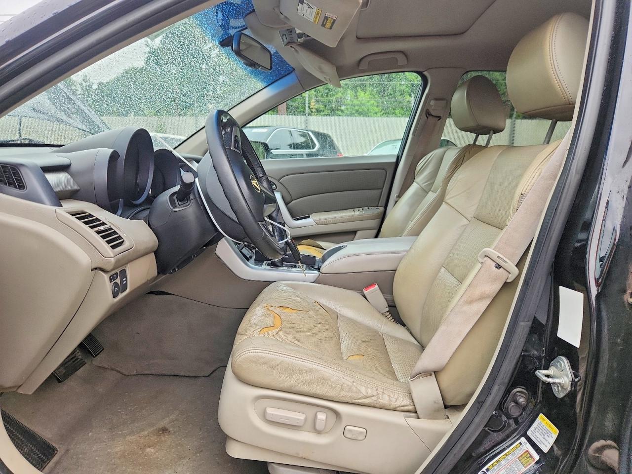2008 Acura Rdx Technology Черный vin: 5J8TB18538A019727