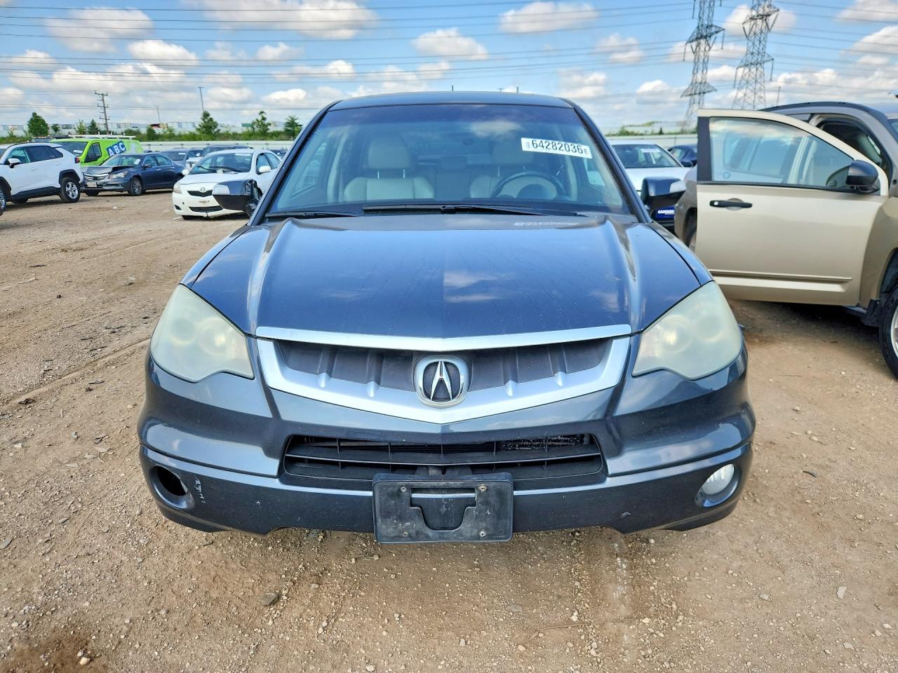 2007 Acura Rdx Technology Blue vin: 5J8TB18547A016155