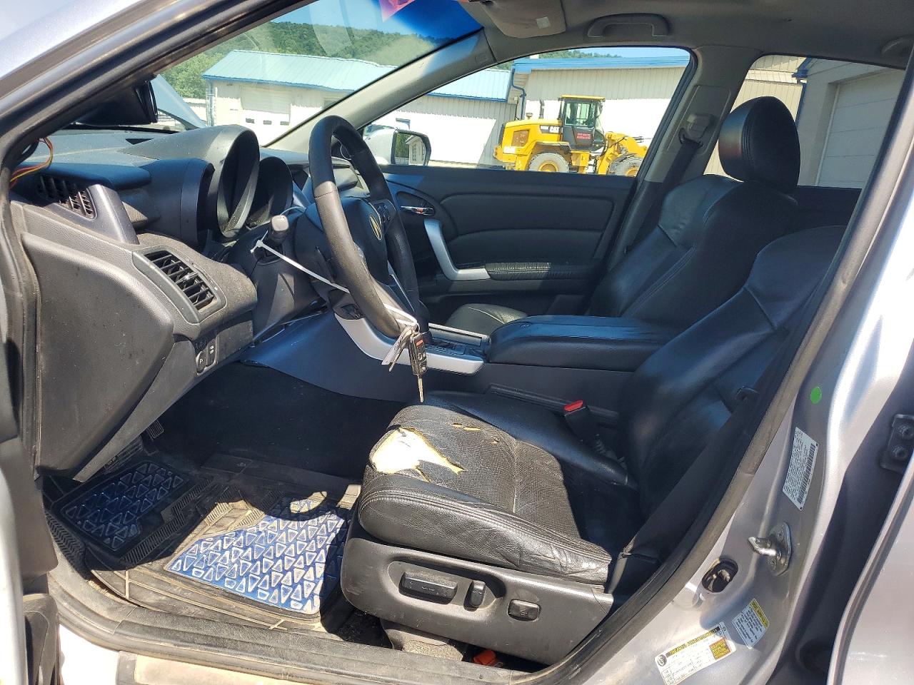 2007 Acura Rdx Technology Silver vin: 5J8TB18547A021890