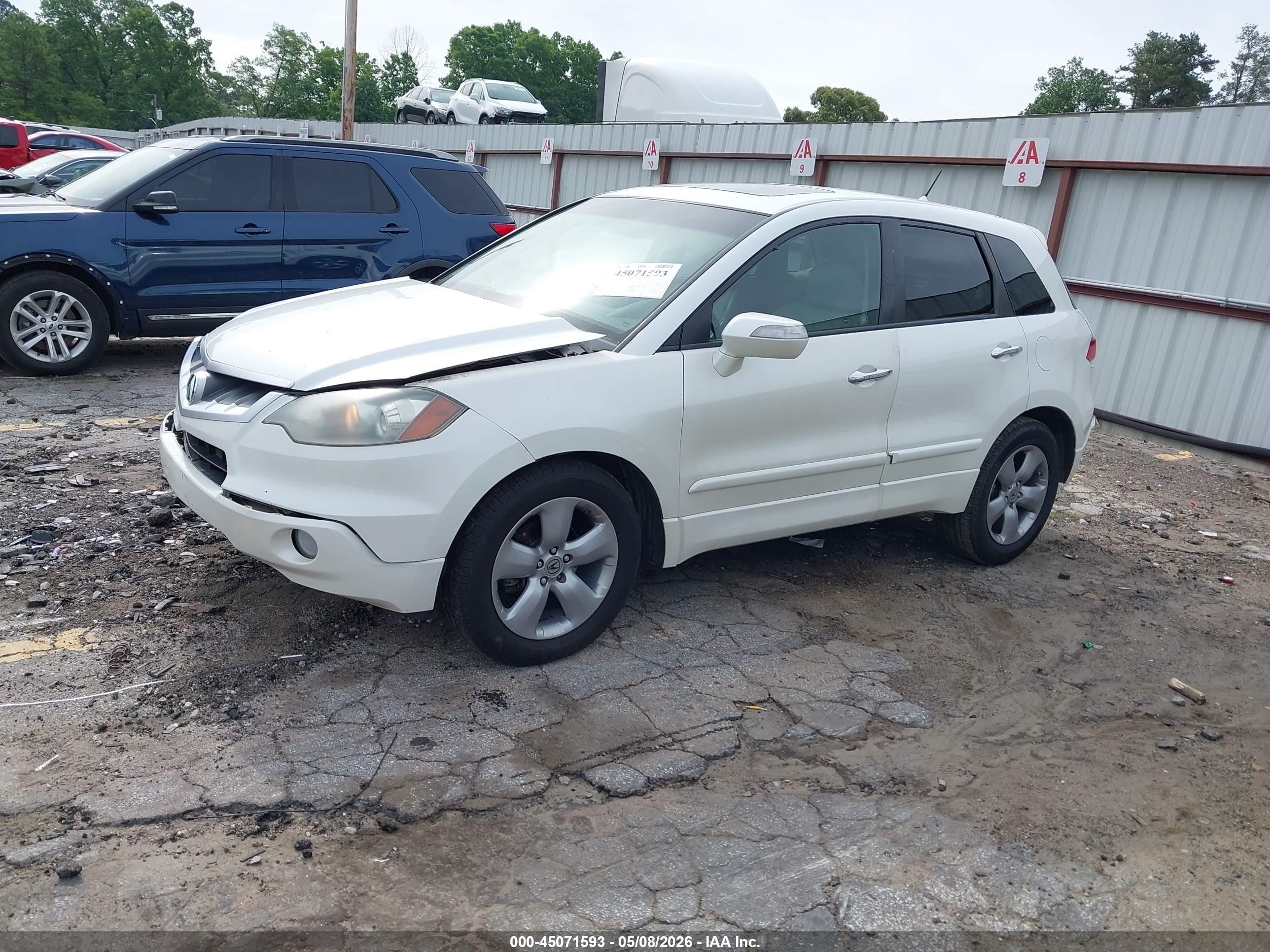 2008 Acura Rdx   Белый vin: 5J8TB18558A005974