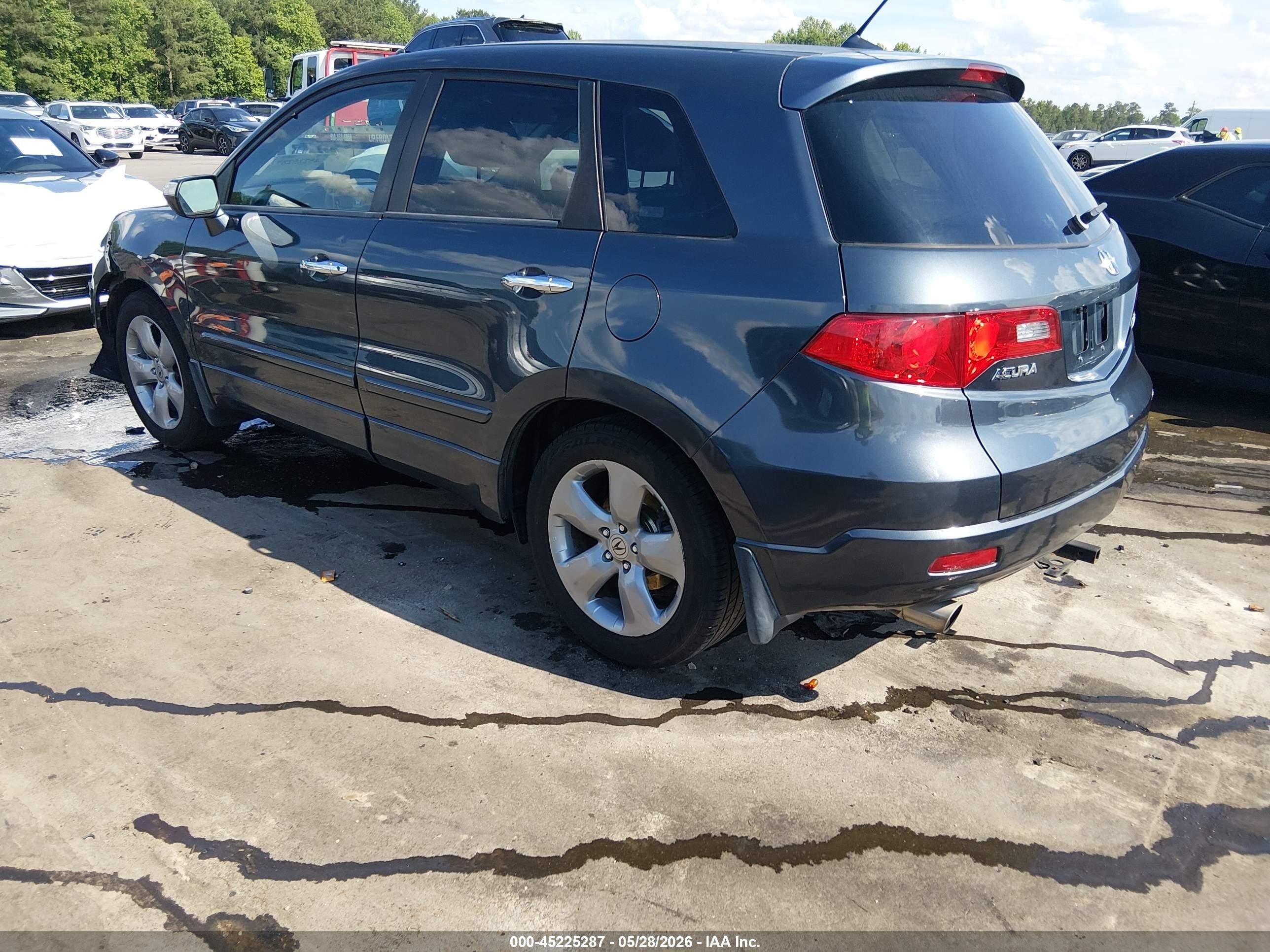 2007 Acura Rdx   Gray vin: 5J8TB18577A020085