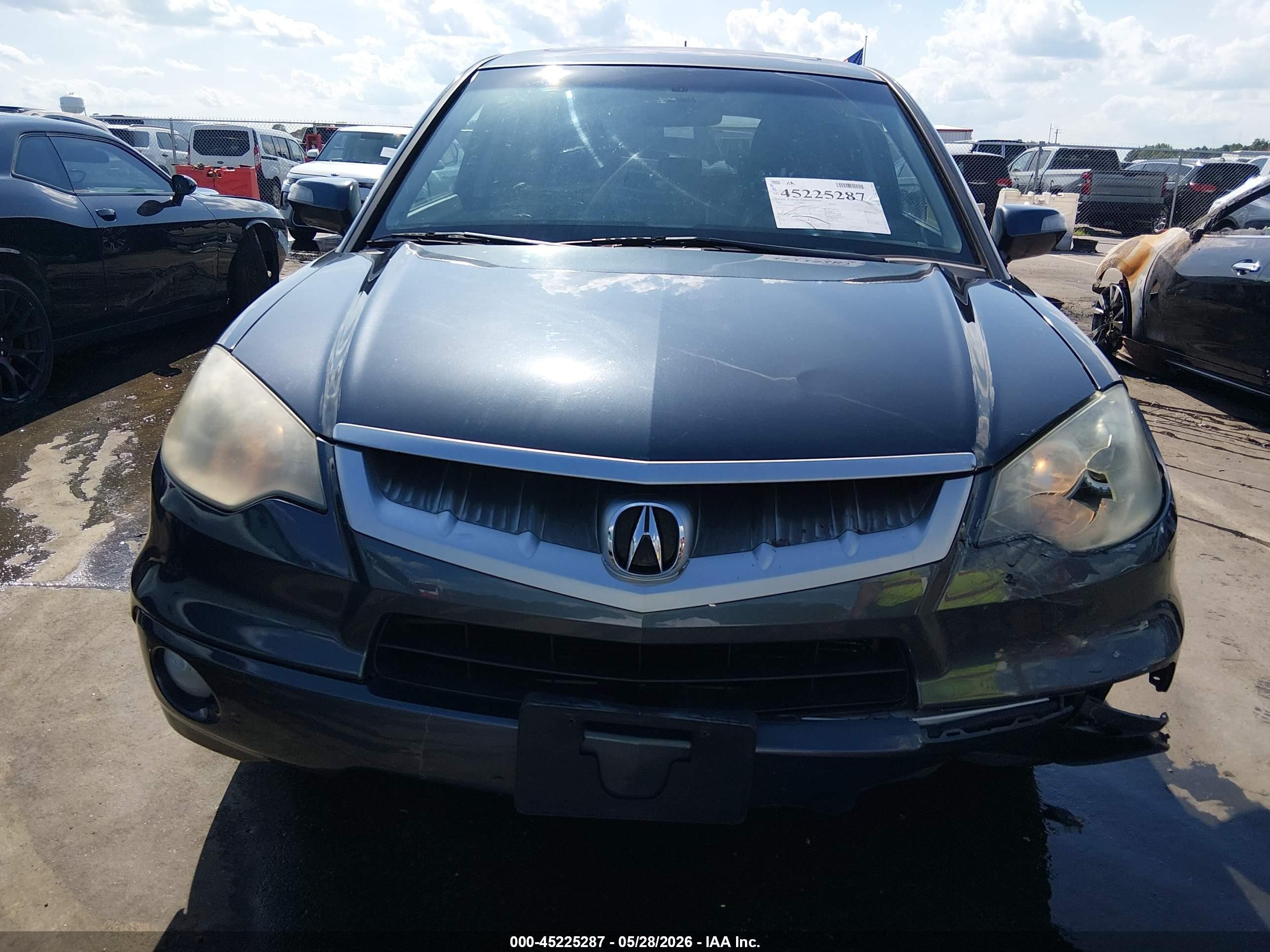 2007 Acura Rdx   Gray vin: 5J8TB18577A020085