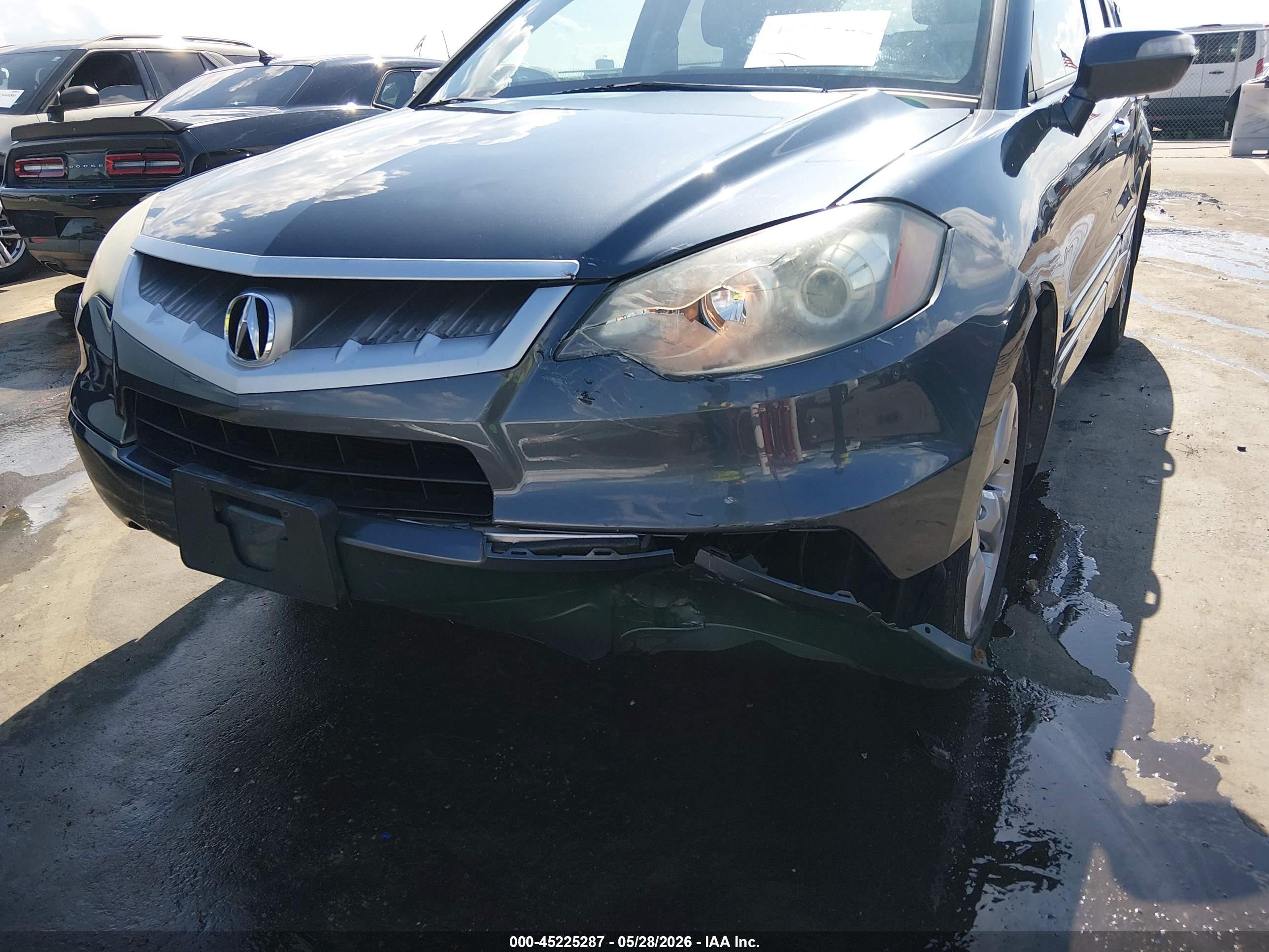 2007 Acura Rdx   Gray vin: 5J8TB18577A020085