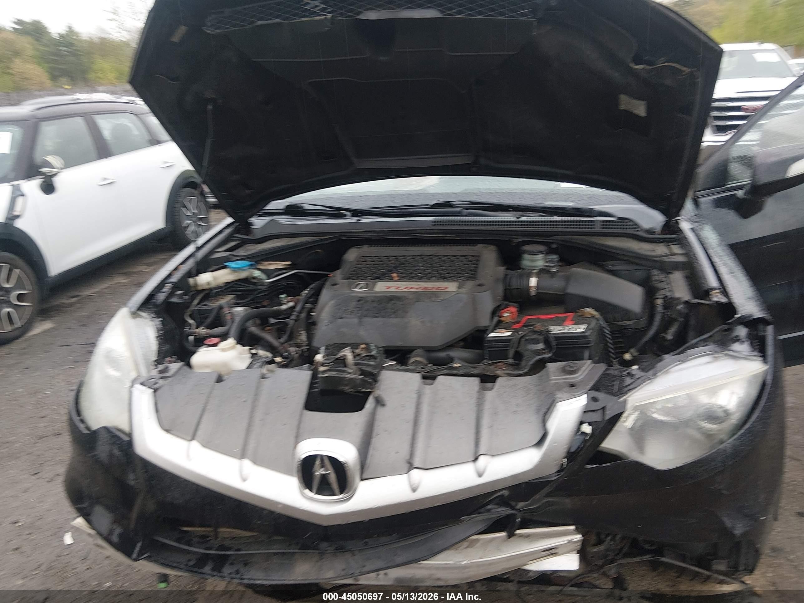 2008 Acura Rdx   Black vin: 5J8TB18578A010237