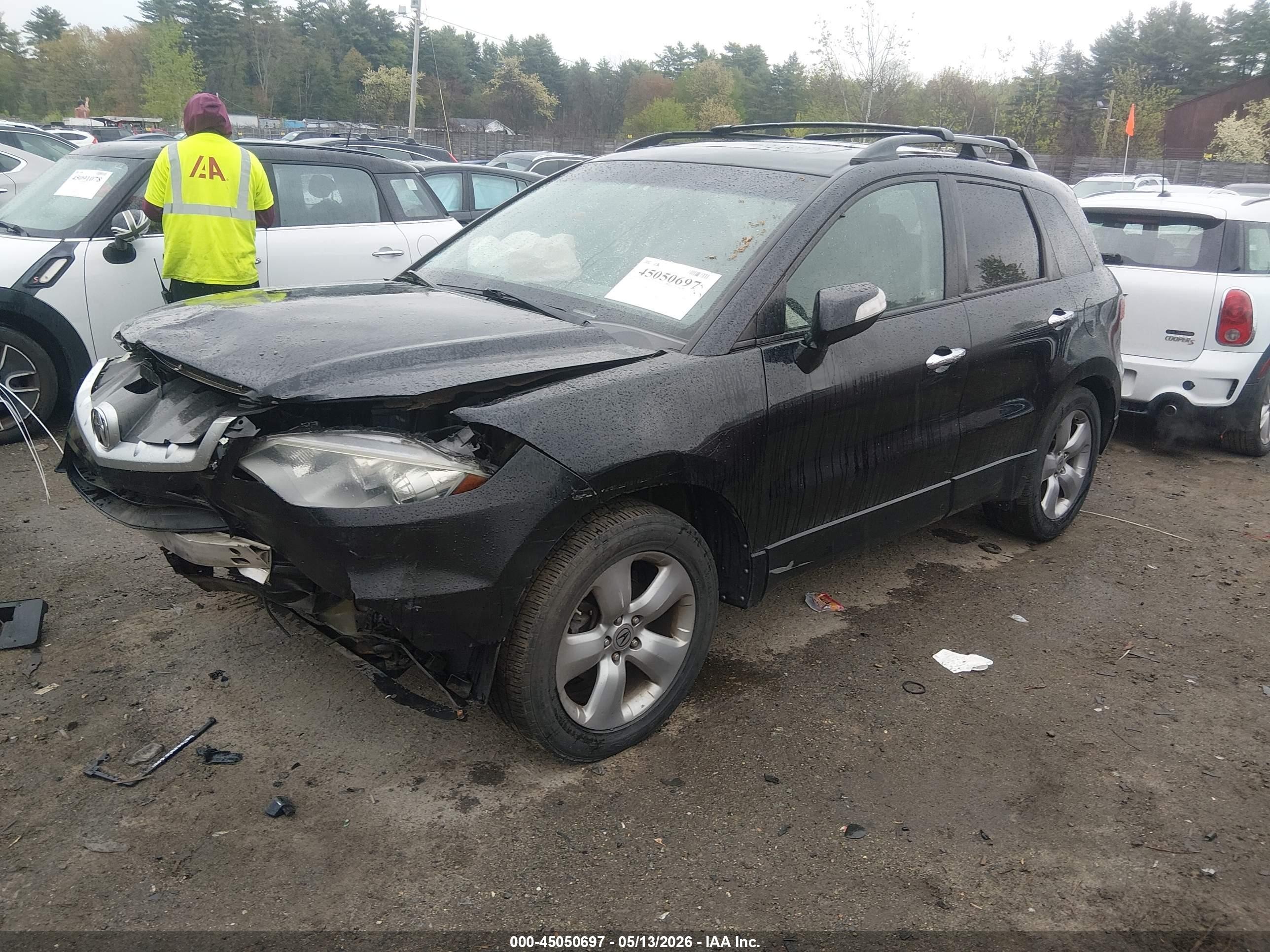 2008 Acura Rdx   Black vin: 5J8TB18578A010237
