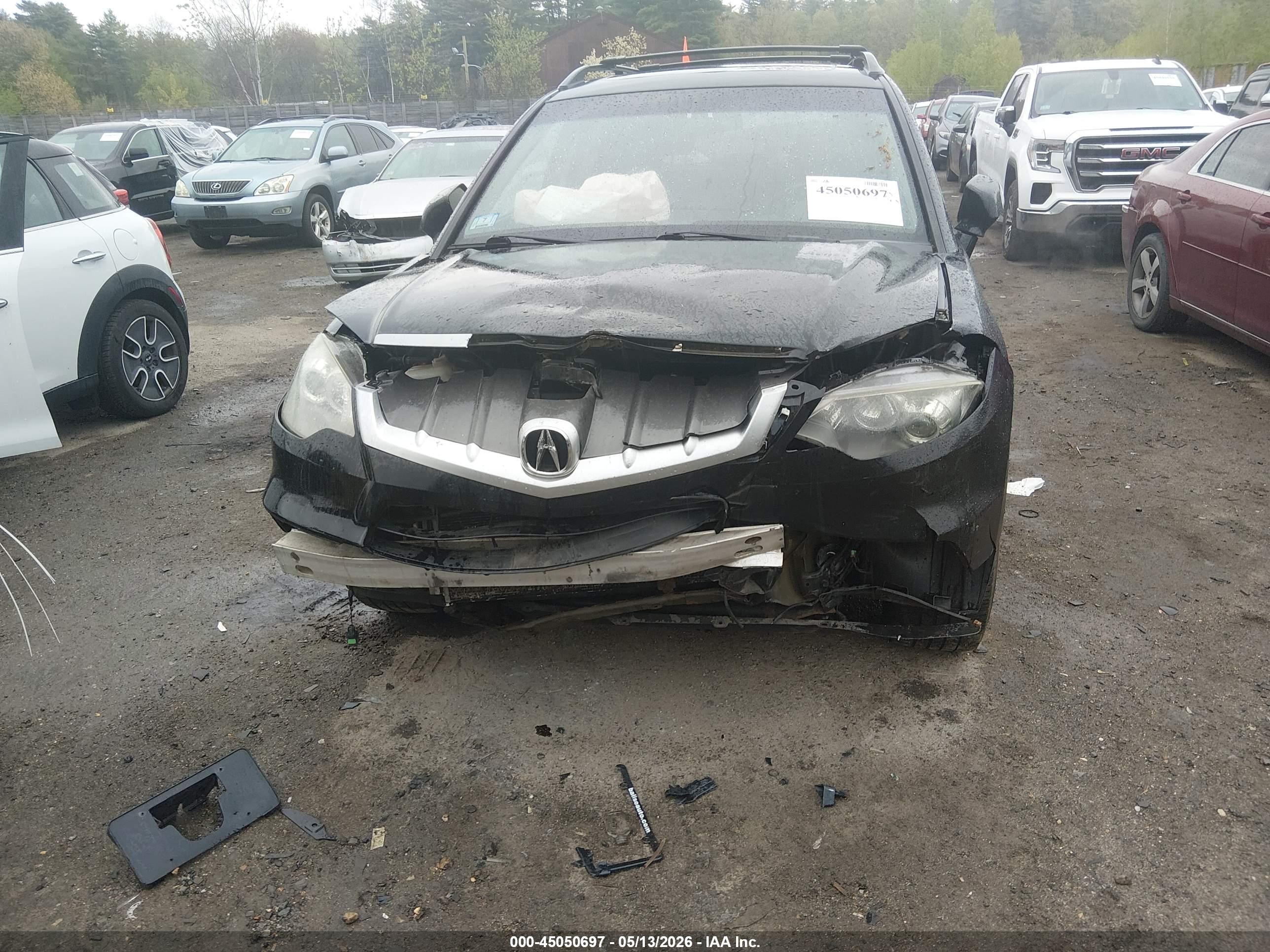 2008 Acura Rdx   Black vin: 5J8TB18578A010237