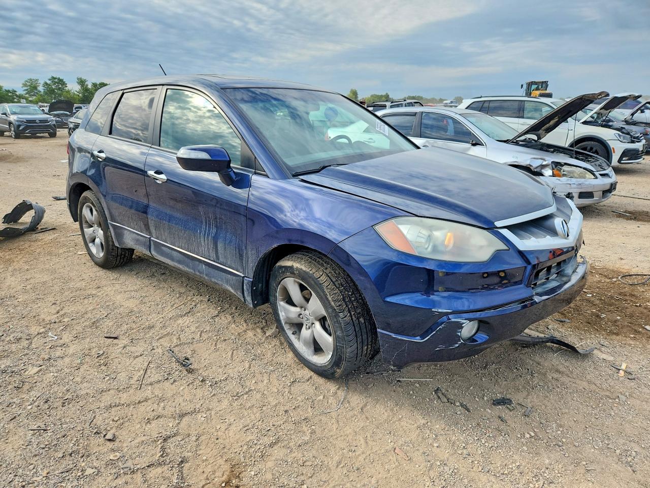 2008 Acura Rdx Technology Blue vin: 5J8TB18578A012599