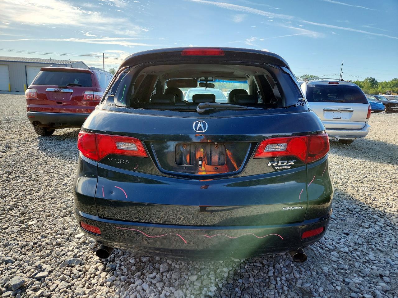 2007 Acura Rdx Technology Черный vin: 5J8TB18597A019357